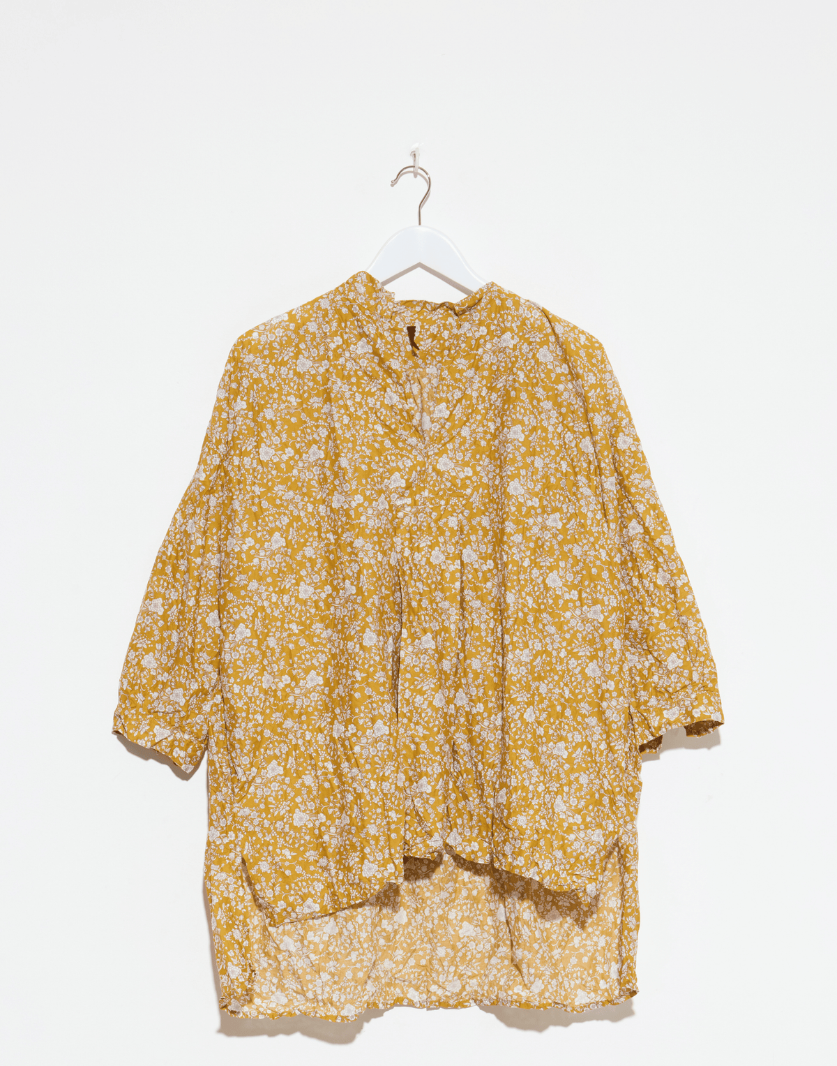 Gold Floral Liberty Print Cotton Kora Lavato Top