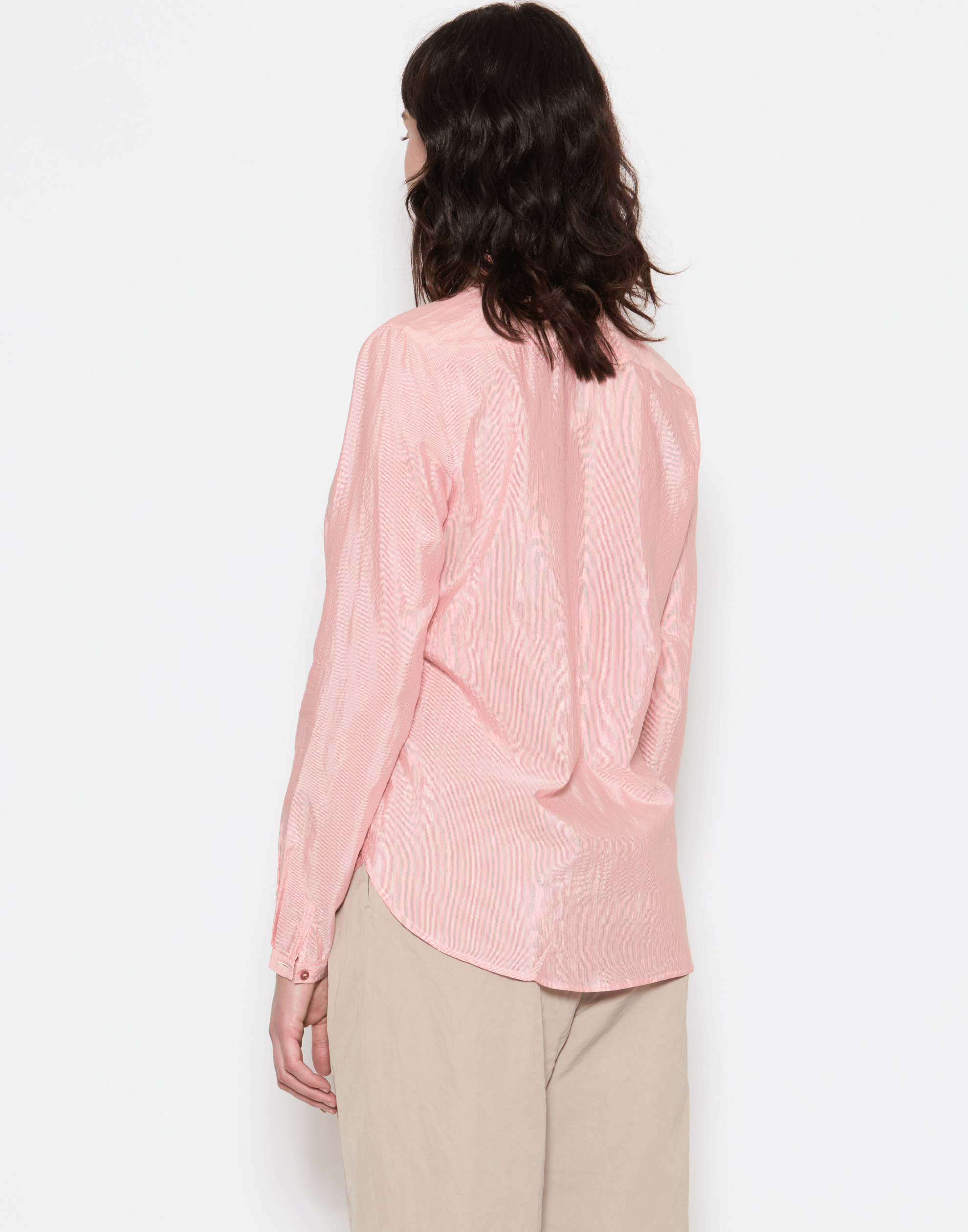 Poppy Cotton Silk Pinstripe Shirt