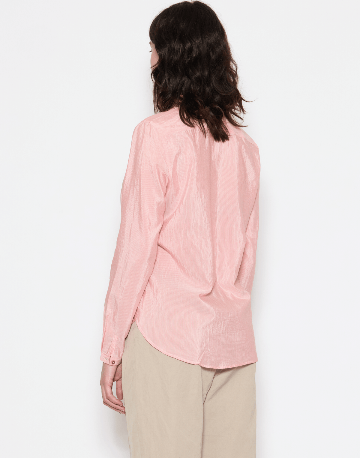 Poppy Cotton Silk Pinstripe Shirt