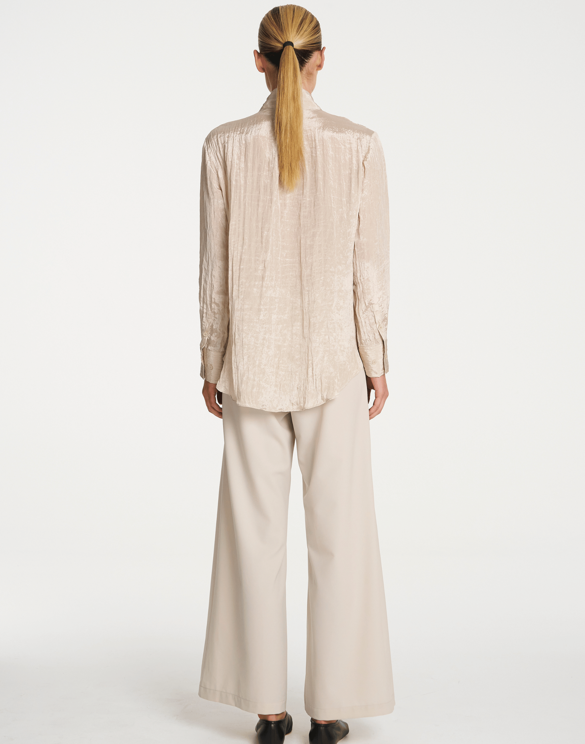Prosecco Crinkle Satin Formal Shirt