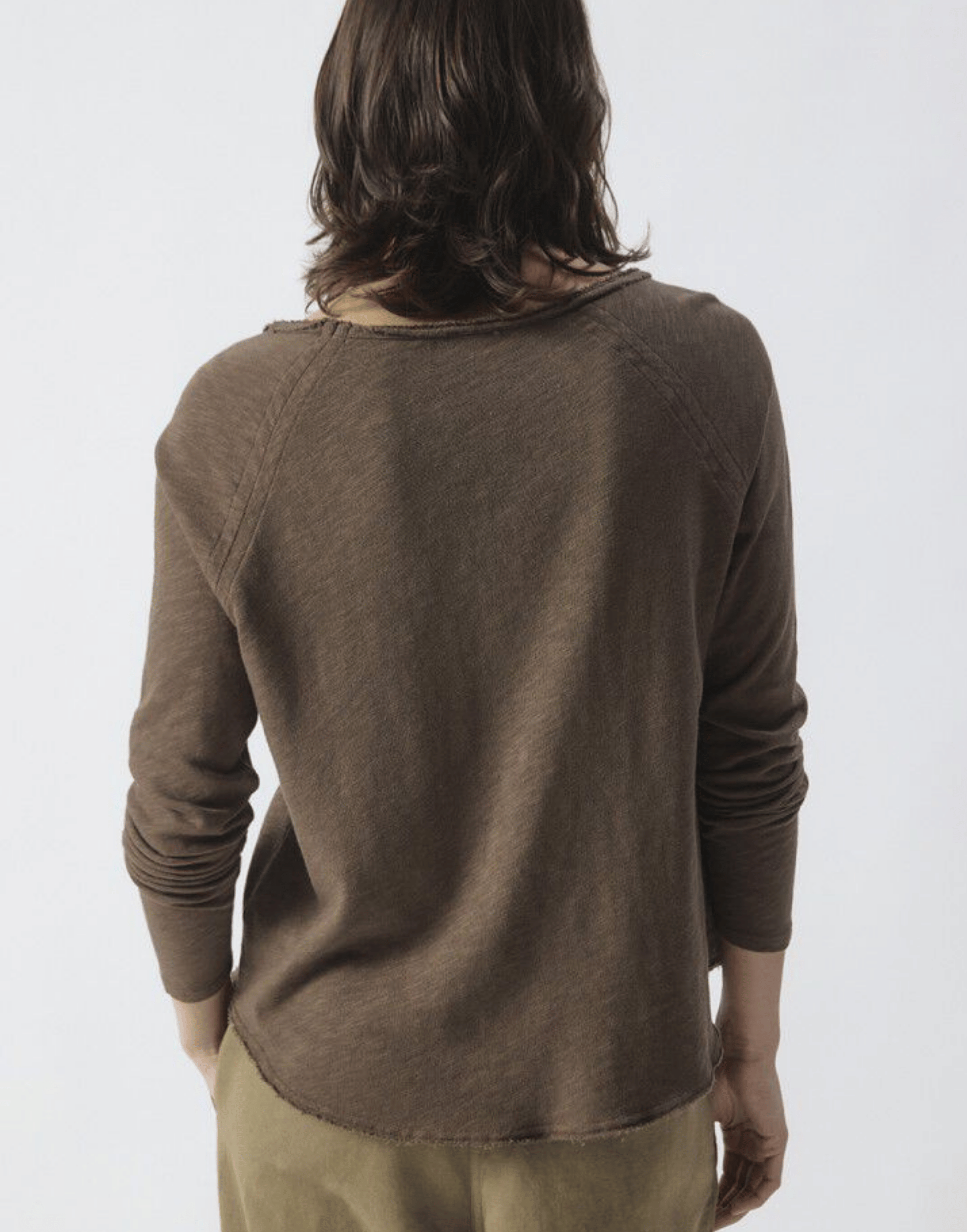 Vintage Chestnut Cotton Sonoma Long Sleeve T-Shirt