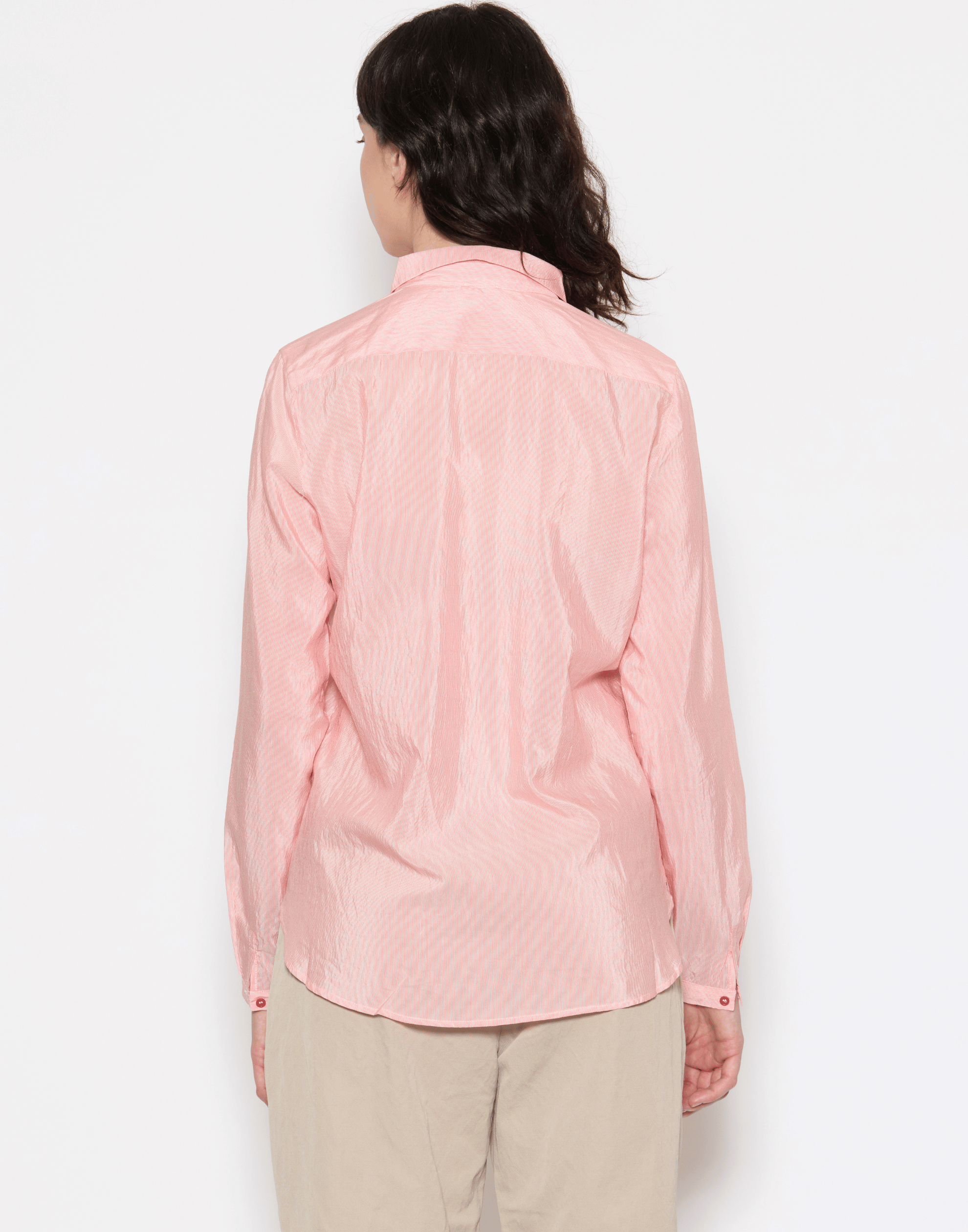 Poppy Cotton Silk Pinstripe Shirt