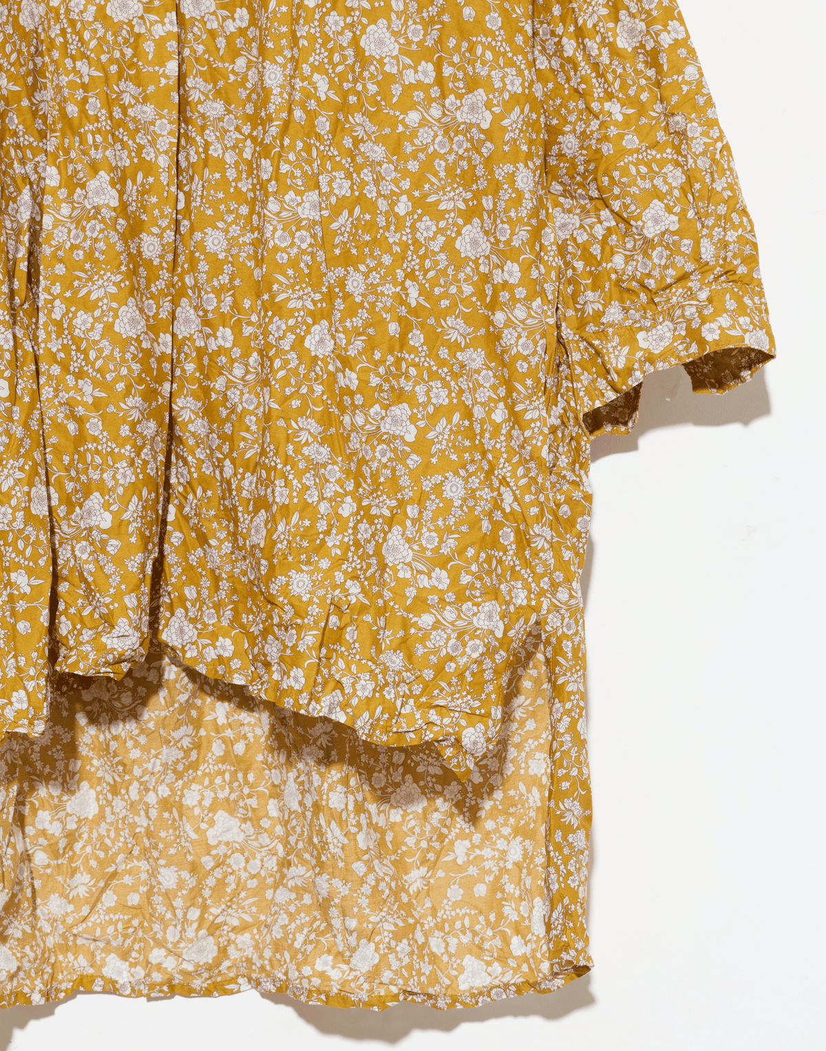 Gold Floral Liberty Print Cotton Kora Lavato Top