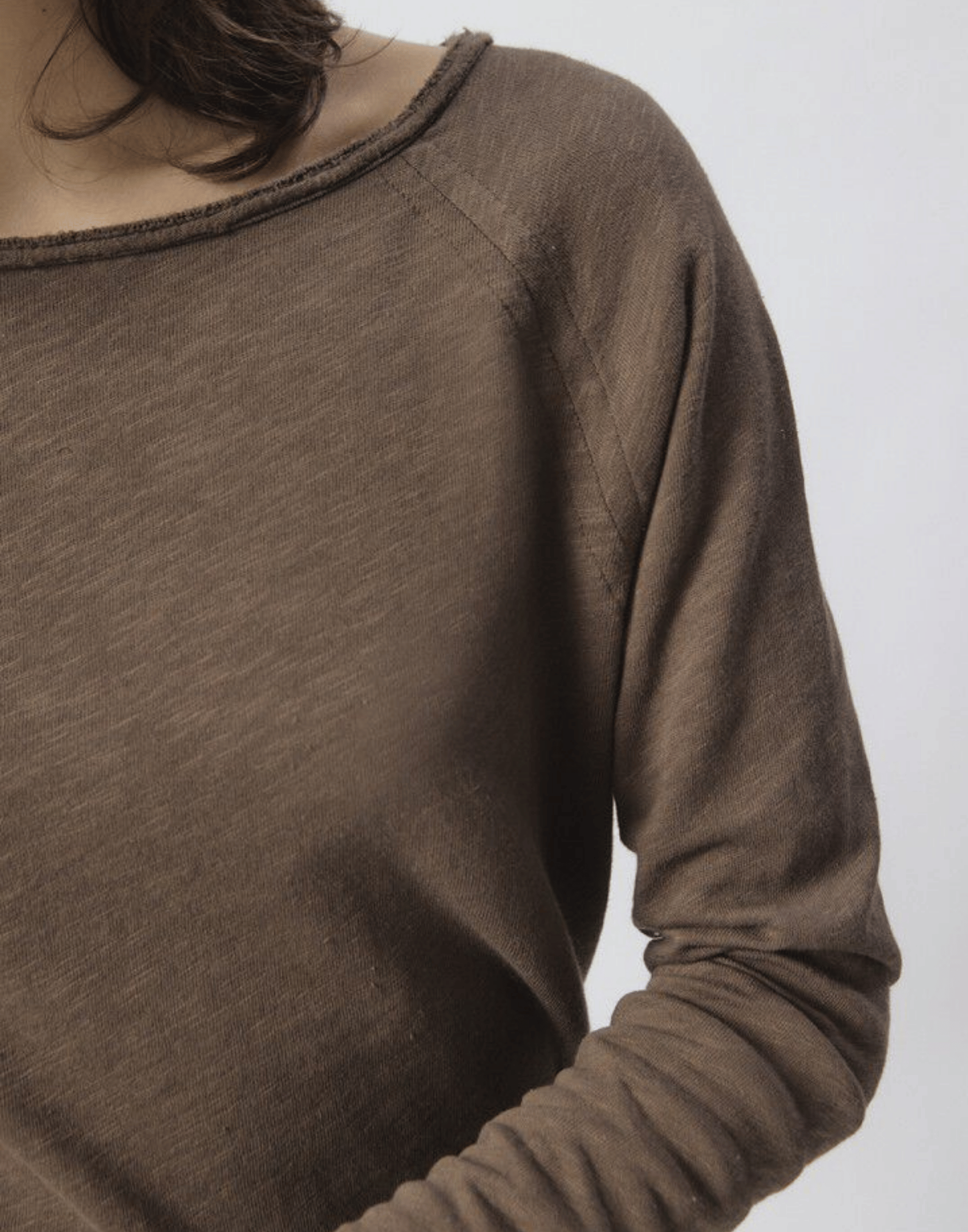 Vintage Chestnut Cotton Sonoma Long Sleeve T-Shirt