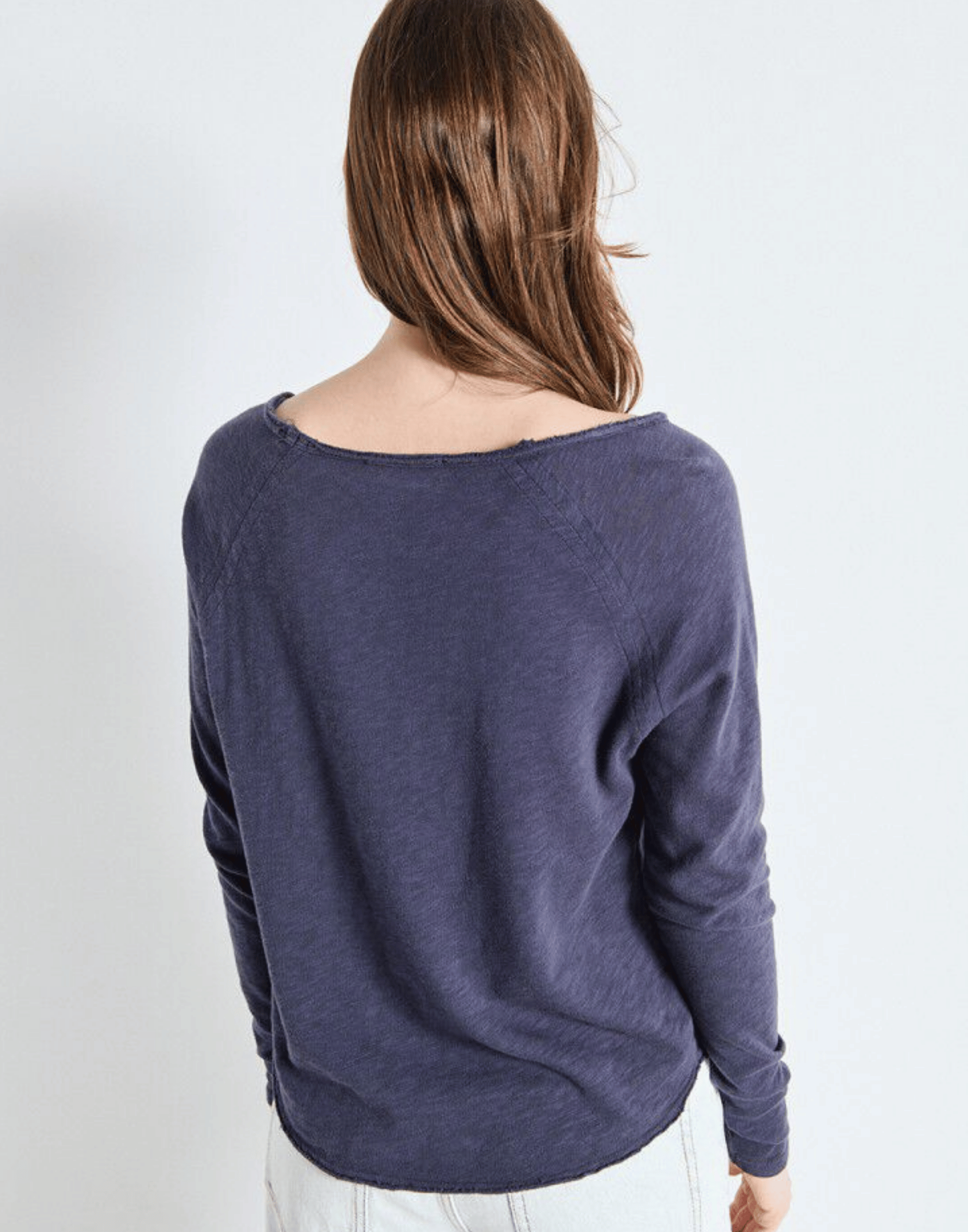 Vintage Navy Cotton Sonoma Long Sleeve T-Shirt