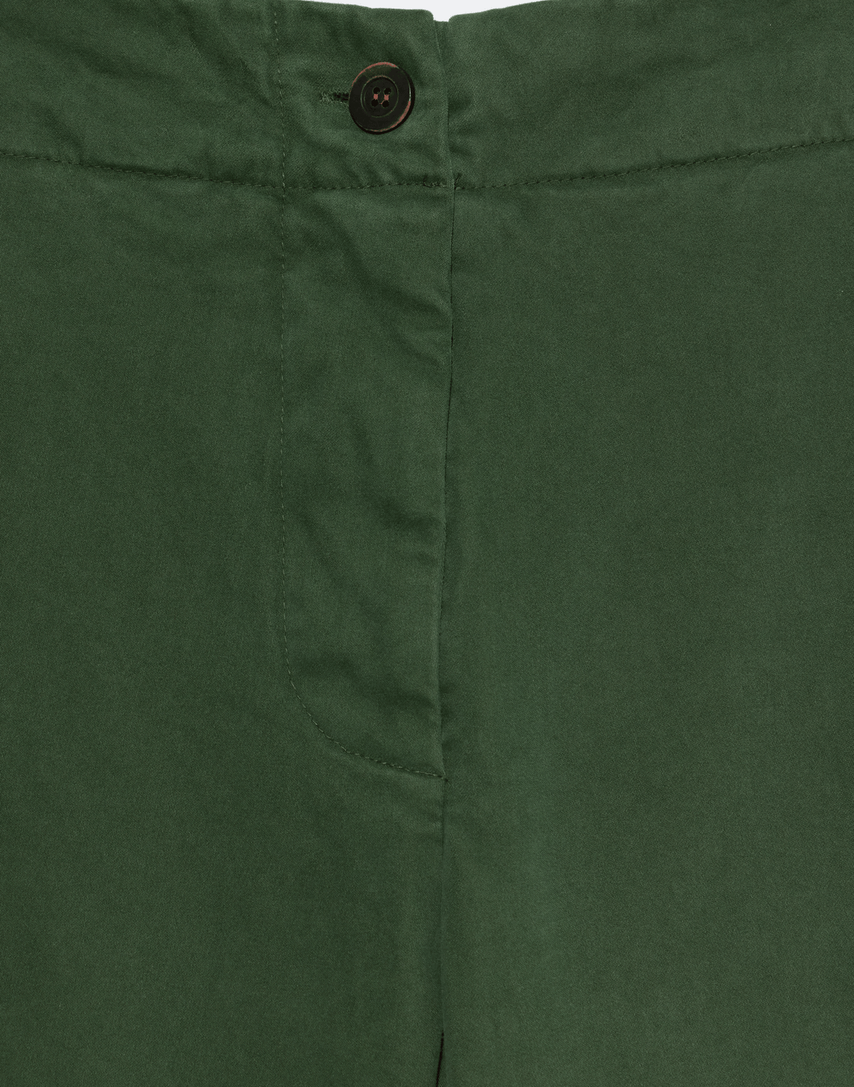 Dark Green Cotton Peggy Pants