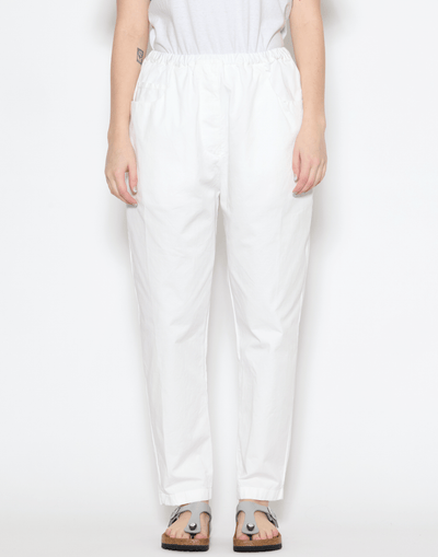 Optic White Cotton Ya Chino Pants