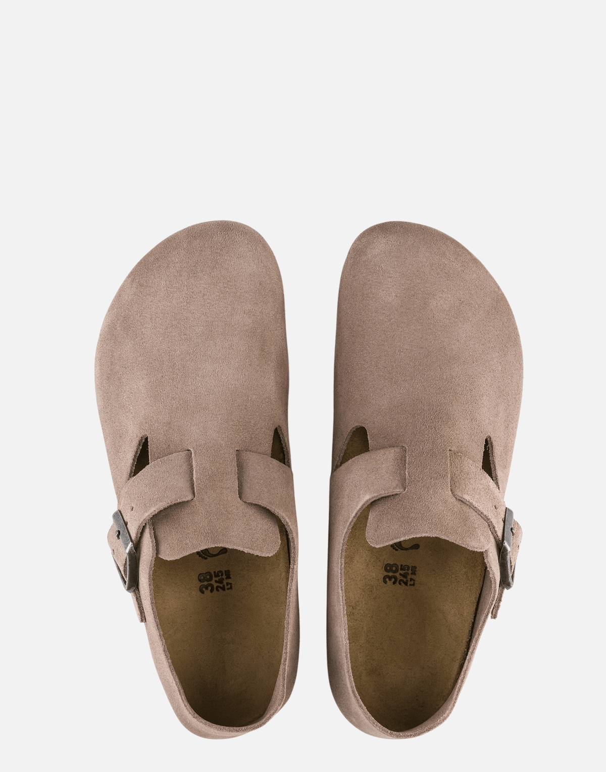 Regular Taupe Suede Leather London Shoes