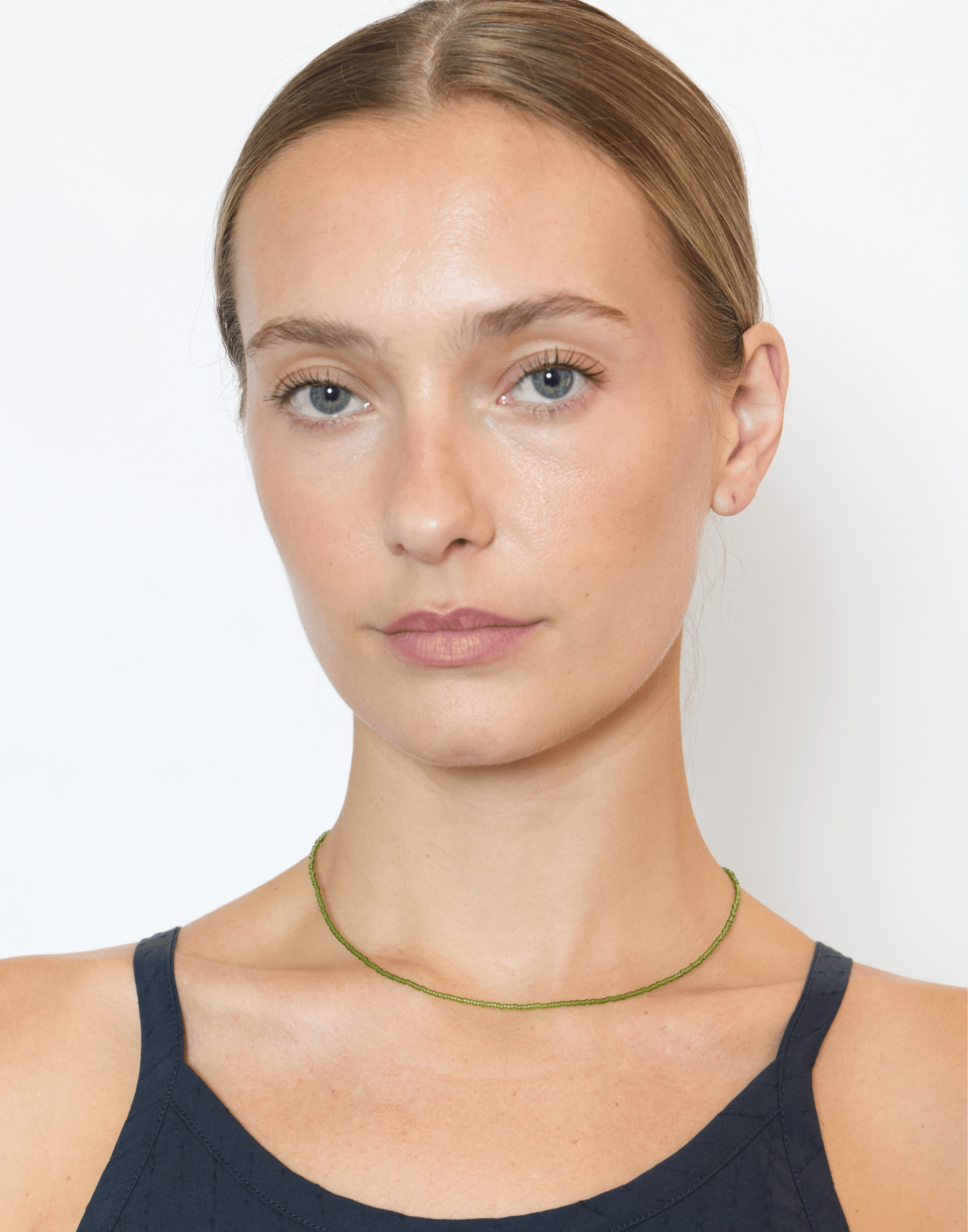Green & Silver Liberty Necklace