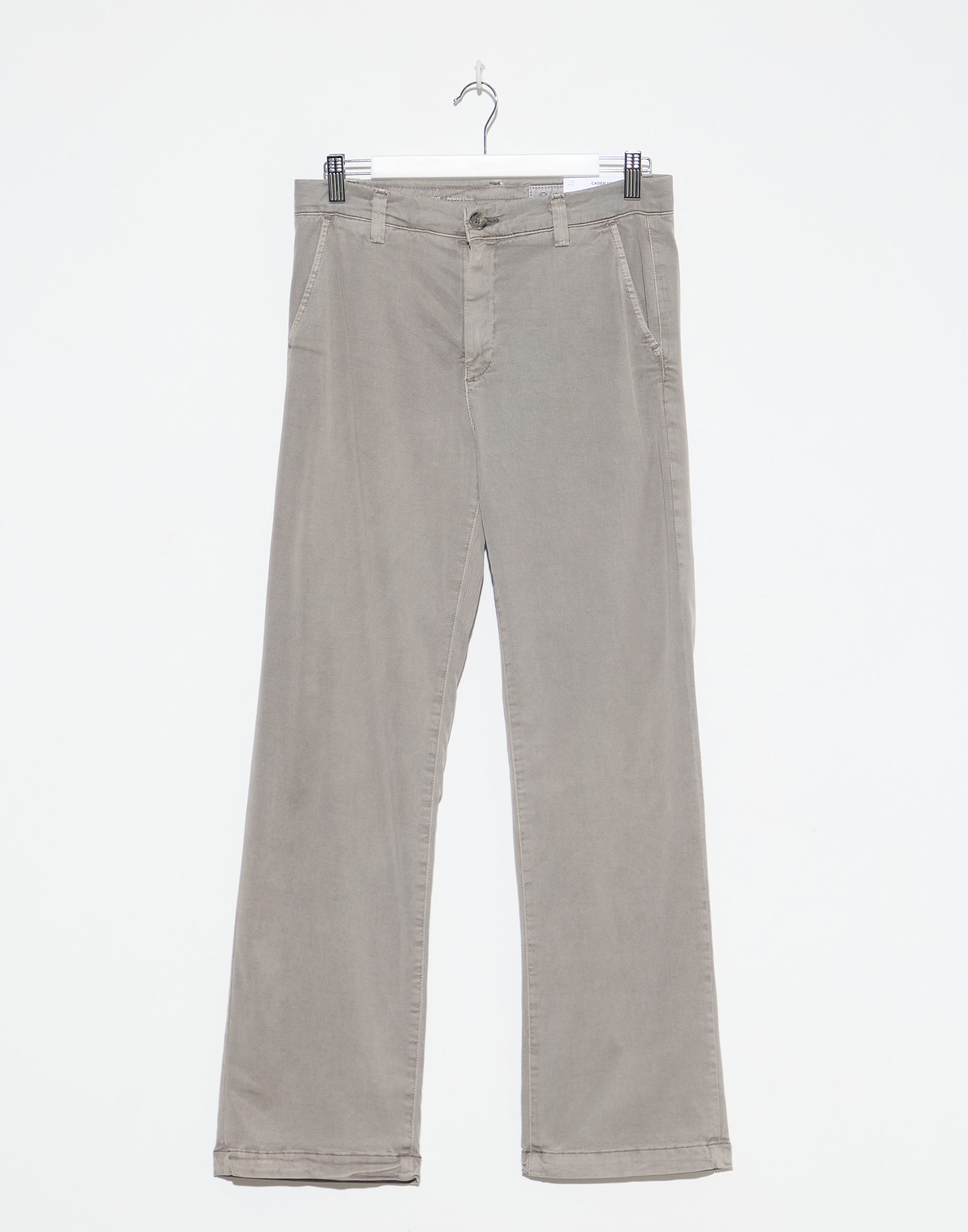 Sulfur Pebble Grey Caden Relaxed Chinos