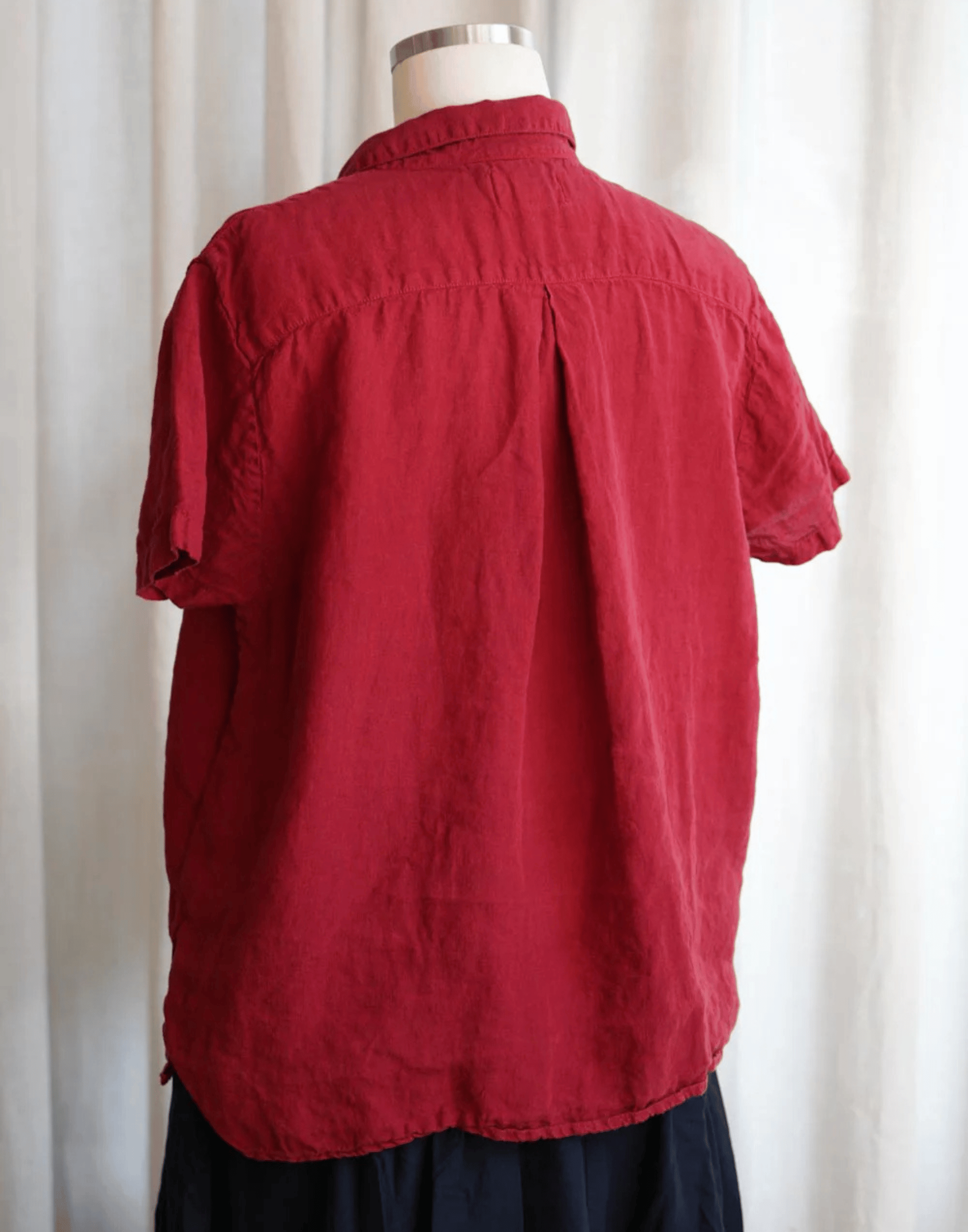 Merlot Linen Cliff Shirt