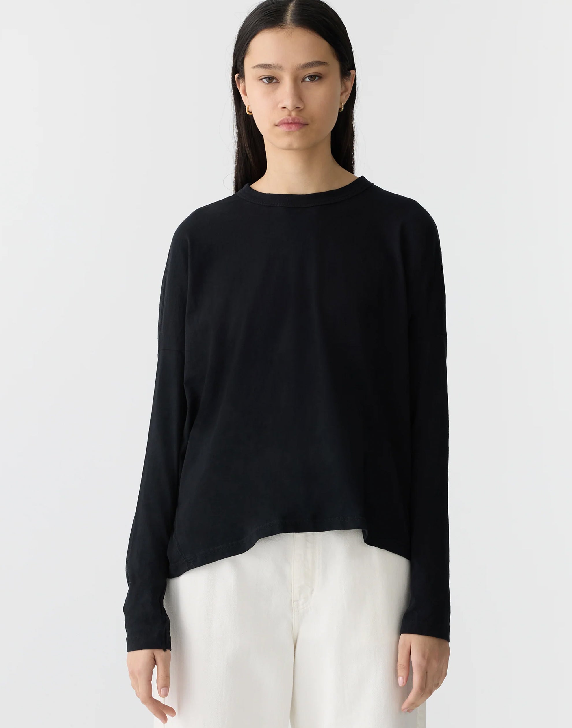 Circle L/S T-Shirt BLACK*