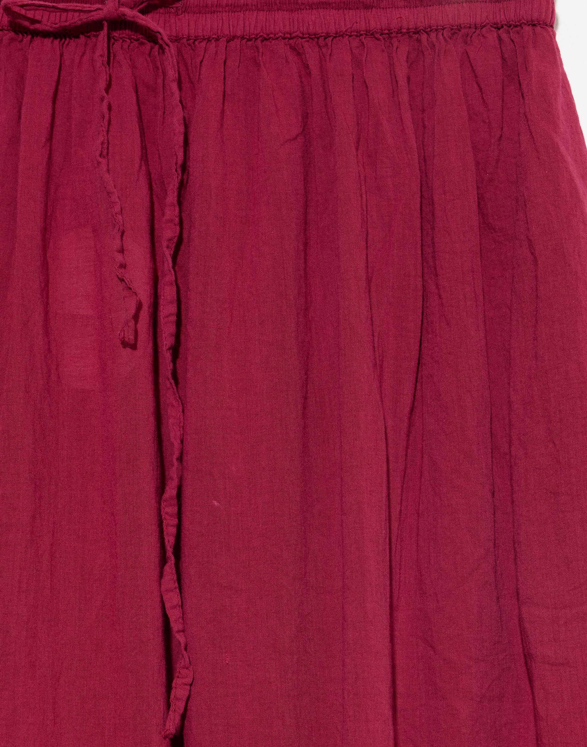 Berry Cotton Voile Harper Skirt