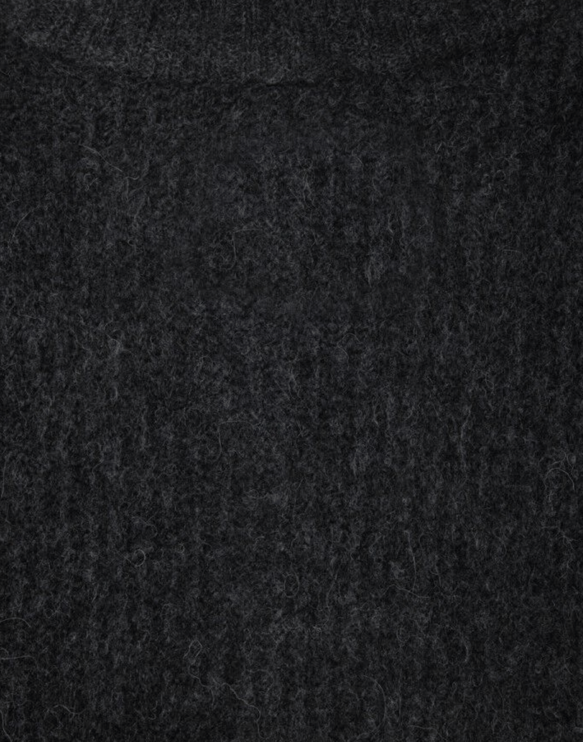 Charcoal Melange Wool Blend Button Cardigan
