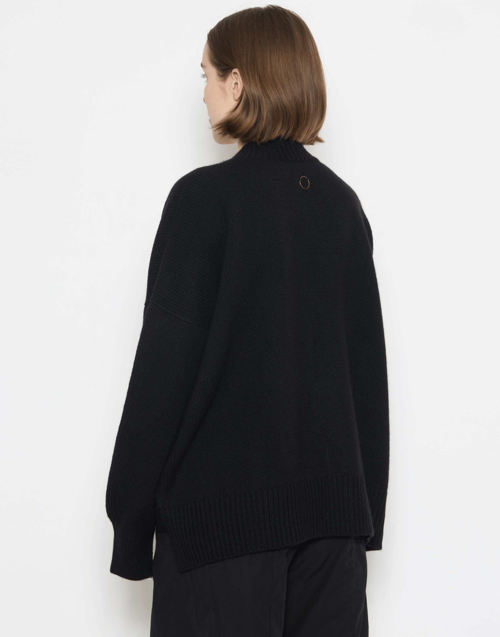 Black Cashmere Aire Chunky Cardigan
