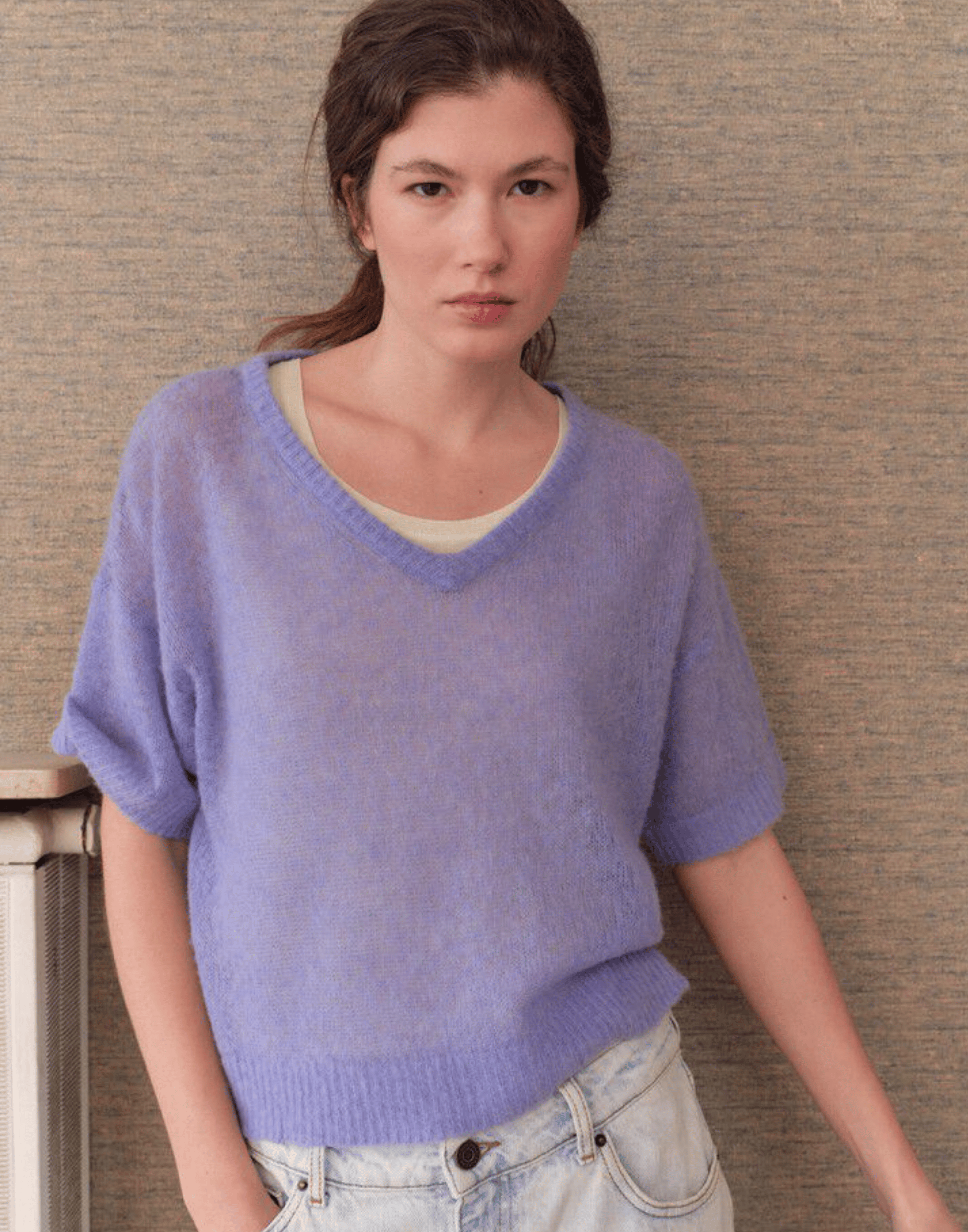 Provence Wool Cashmere Blend Bodyrow Pullover