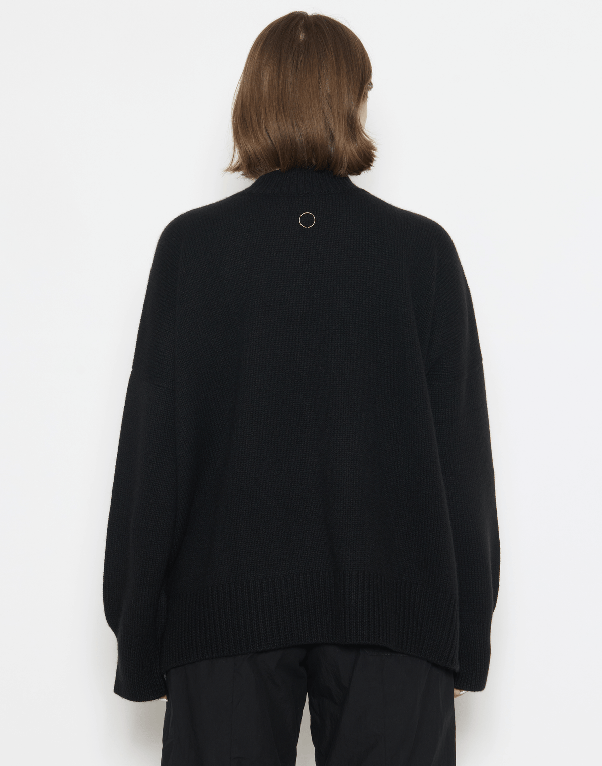 Black Cashmere Aire Chunky Cardigan