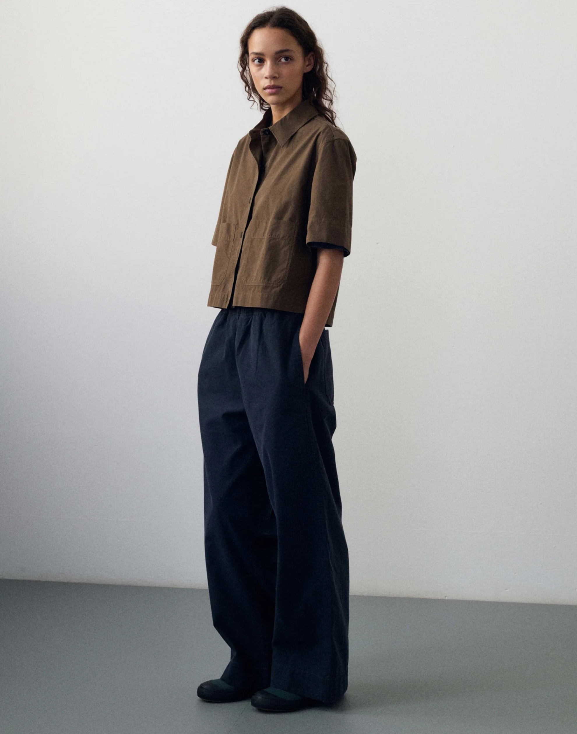 Ink Cotton Ripstop Sports Joggers