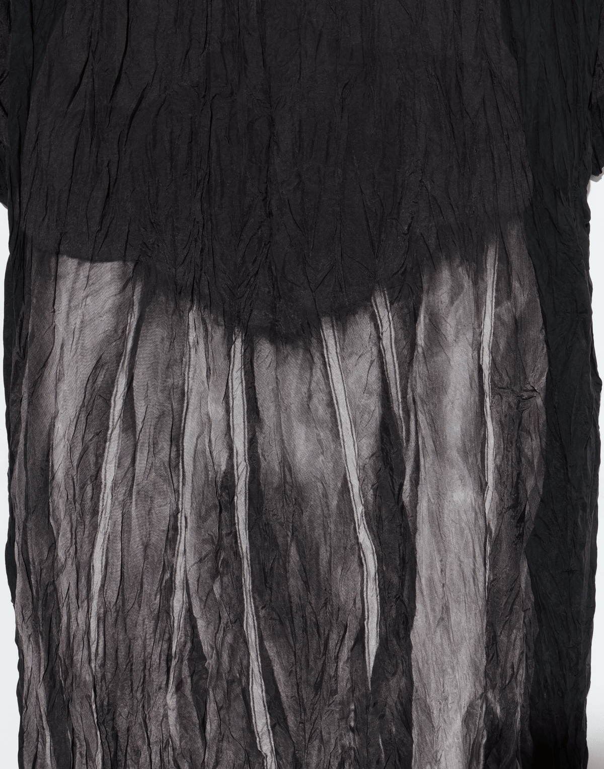 Black Panel Print Cupro Dress