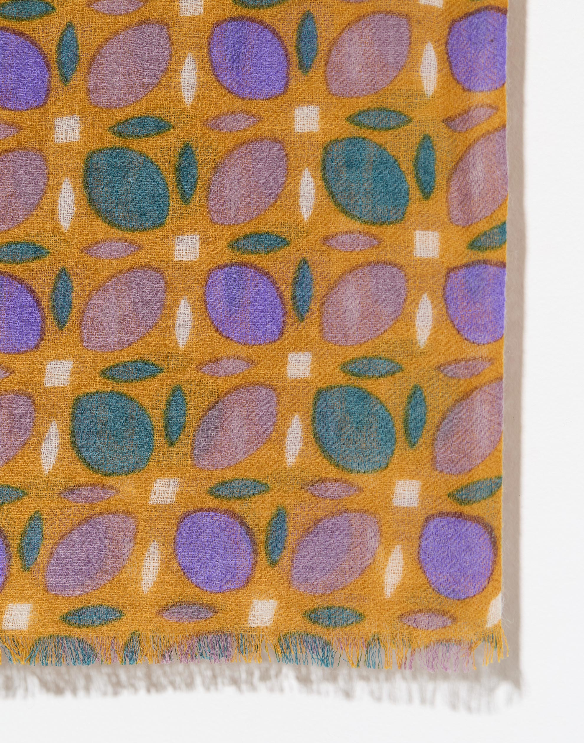 Marigold Wool & Cashmere Blend Square Scarf