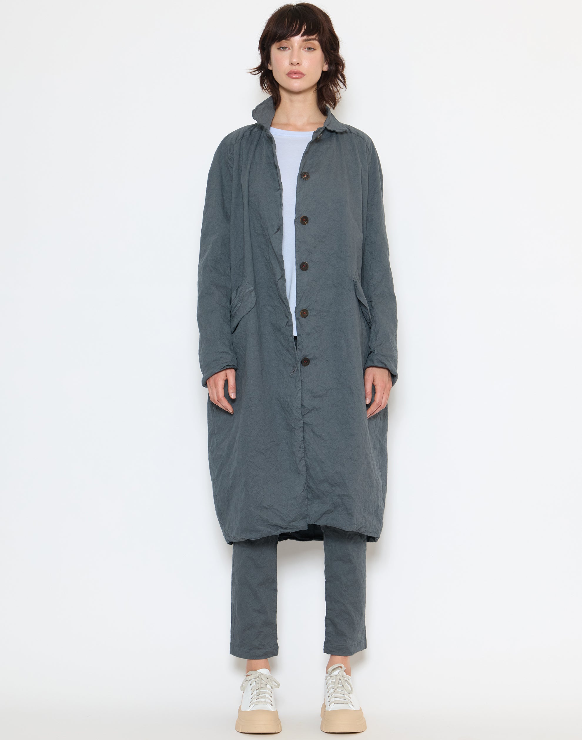 Zinc Cotton Blend Maxima Coat