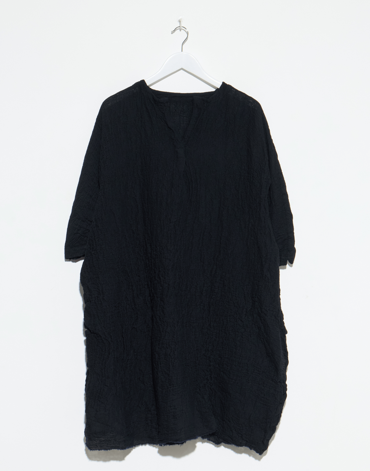 Navy & Black Wool Venti Lavato Dress