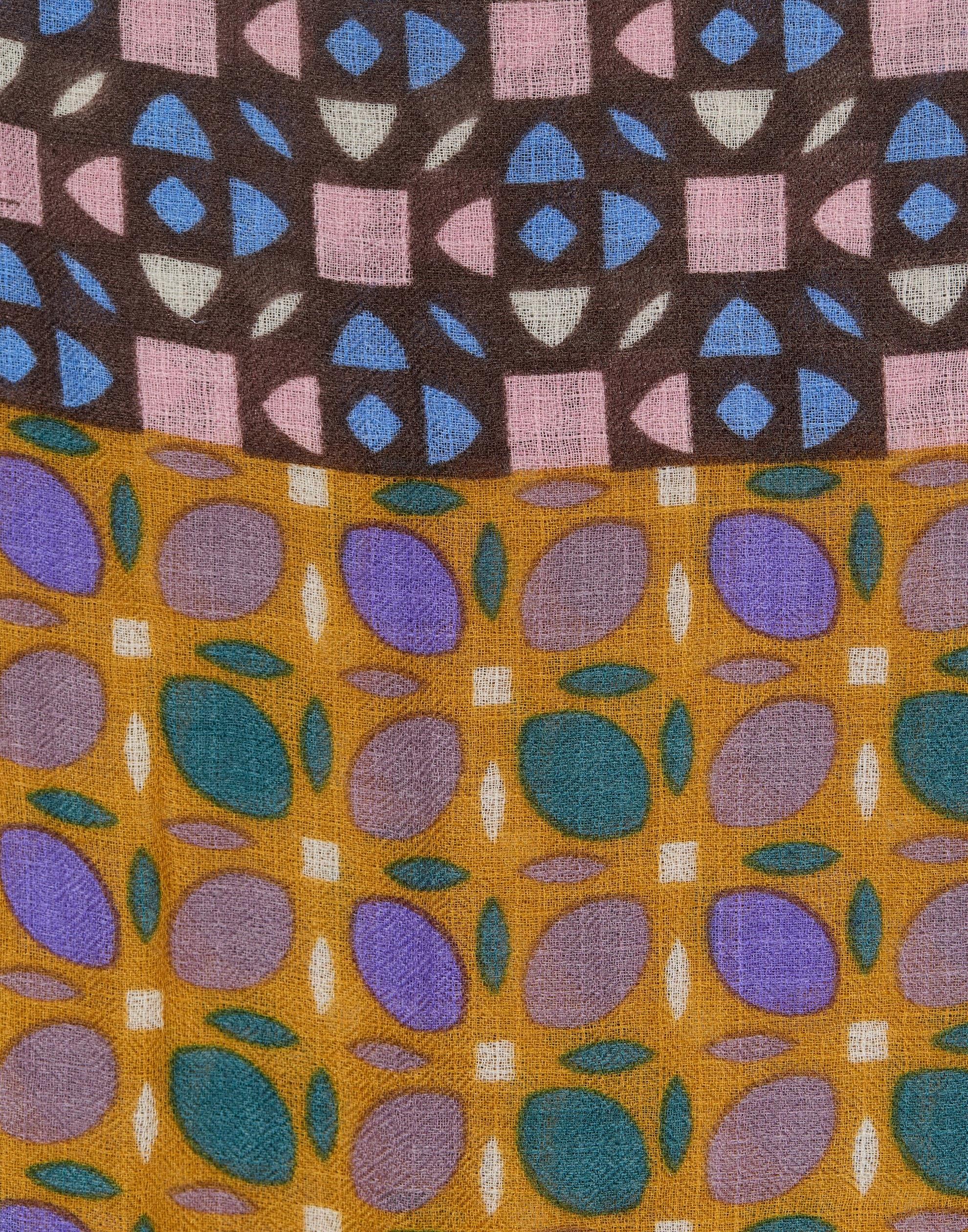 Marigold Wool & Cashmere Blend Square Scarf