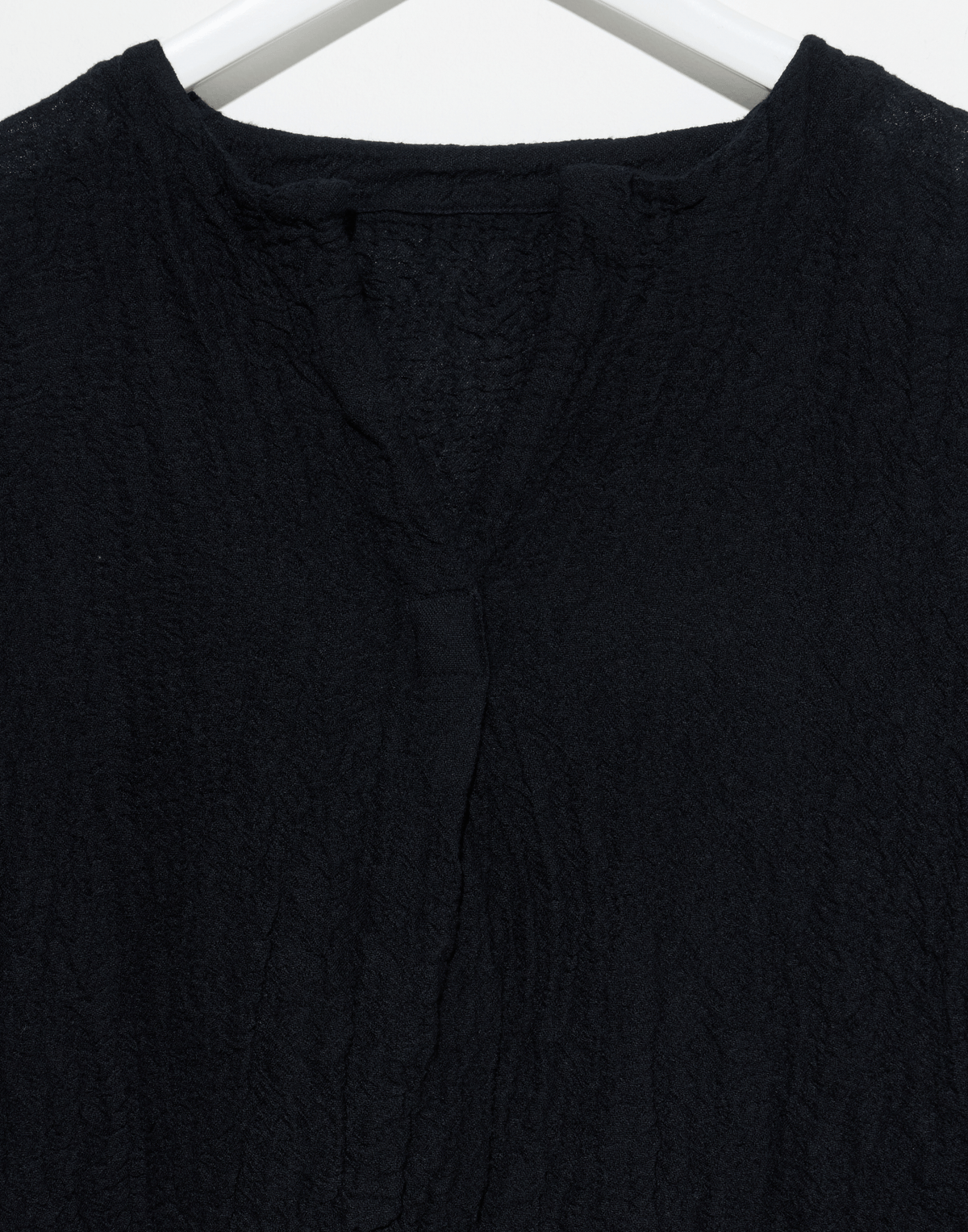Navy & Black Wool Venti Lavato Dress