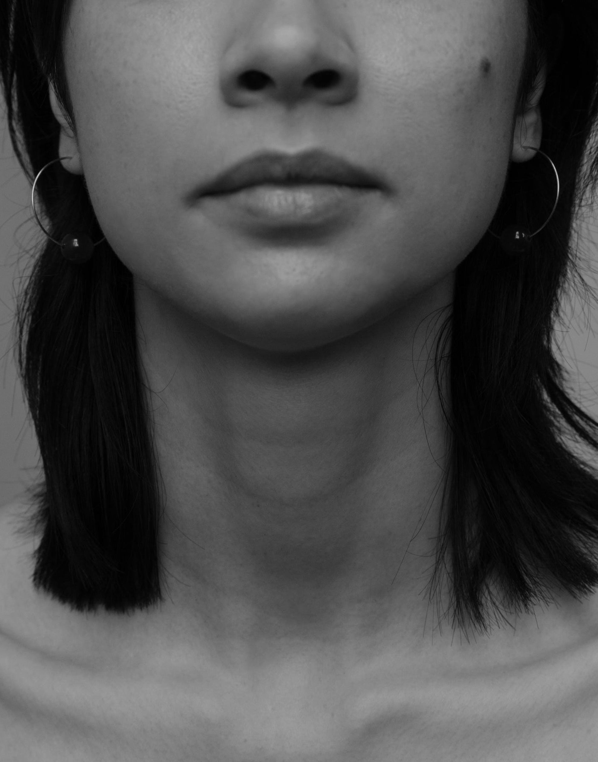 Carnelian & Silver Audrey Hoop Earrings