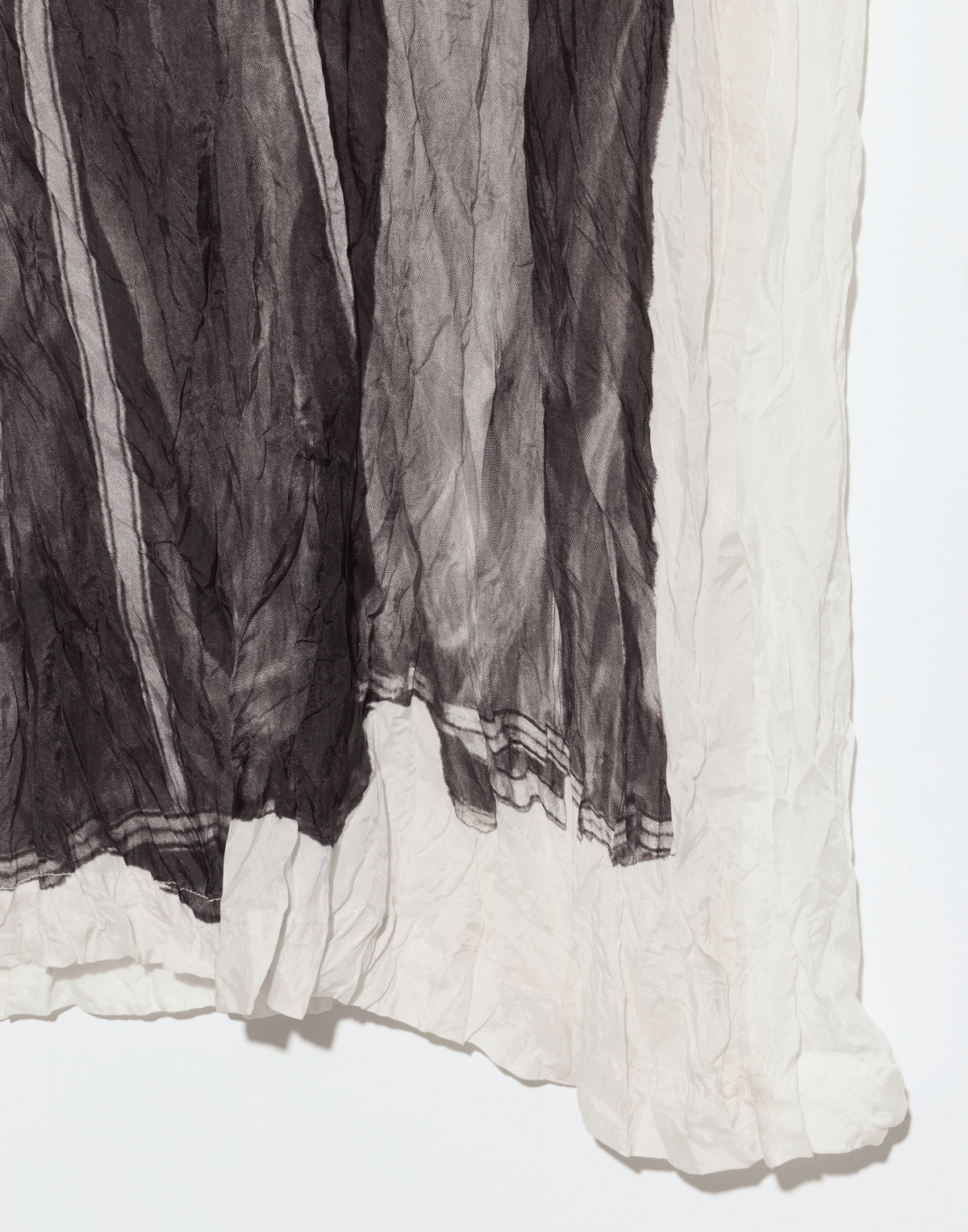 Bone Panel Print Cupro Dress