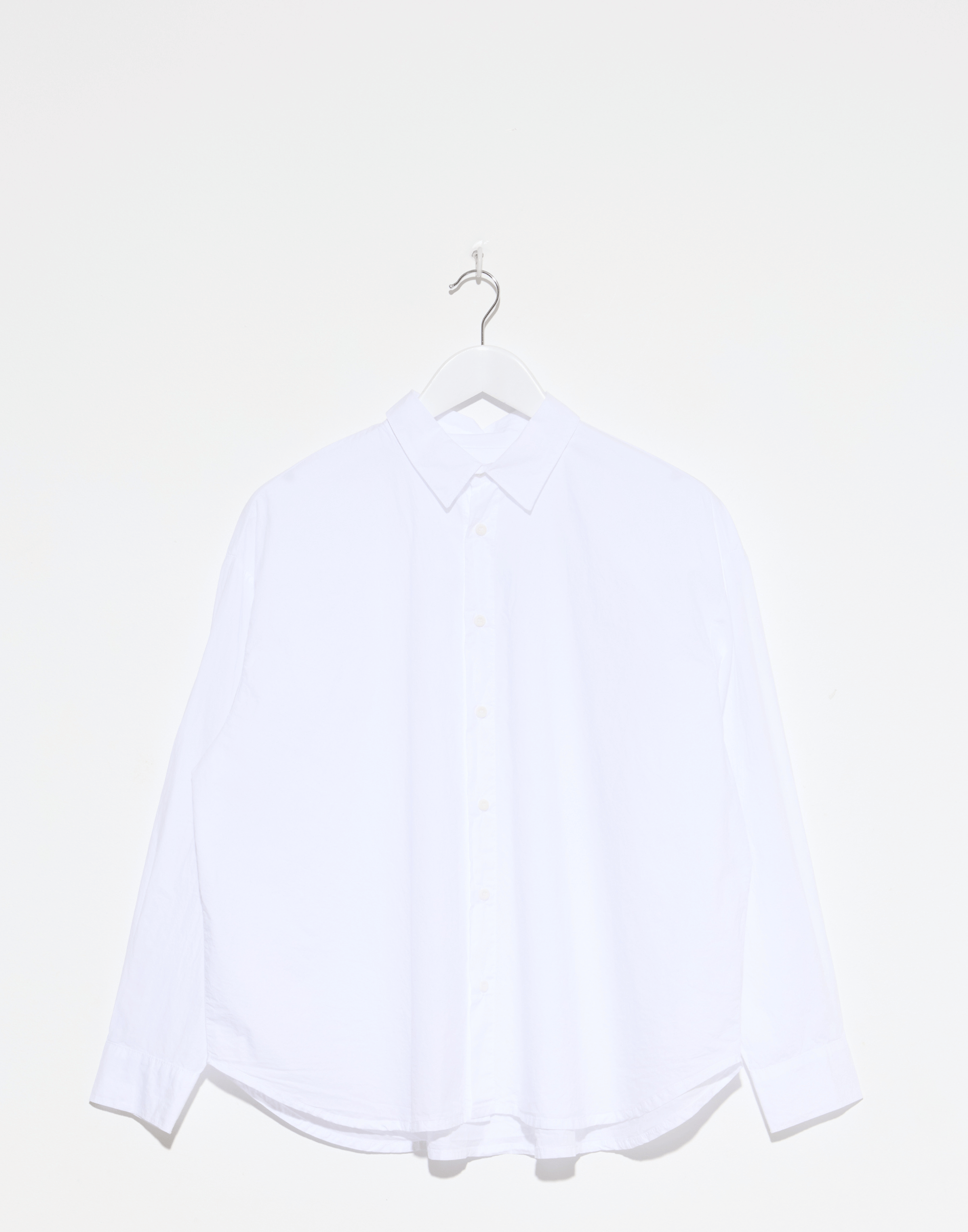 White Cotton Poplin Eolia Shirt
