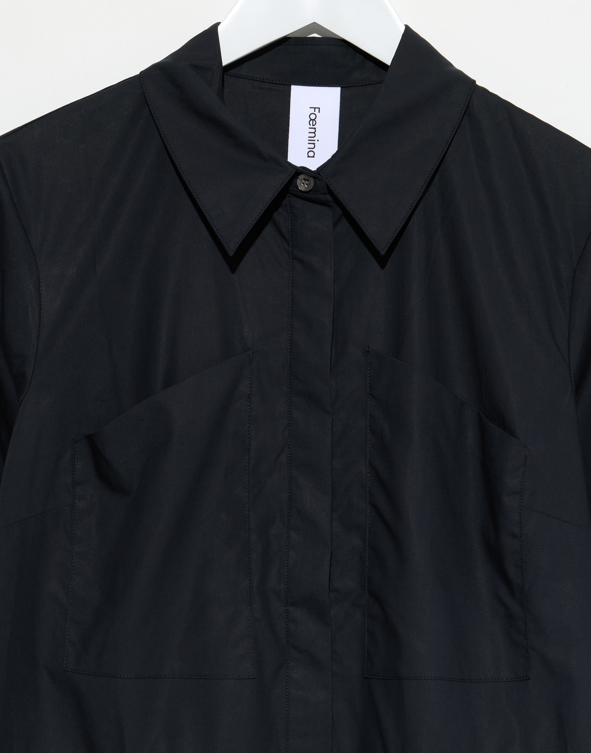 Black Cotton & Tencel Calliope Dress