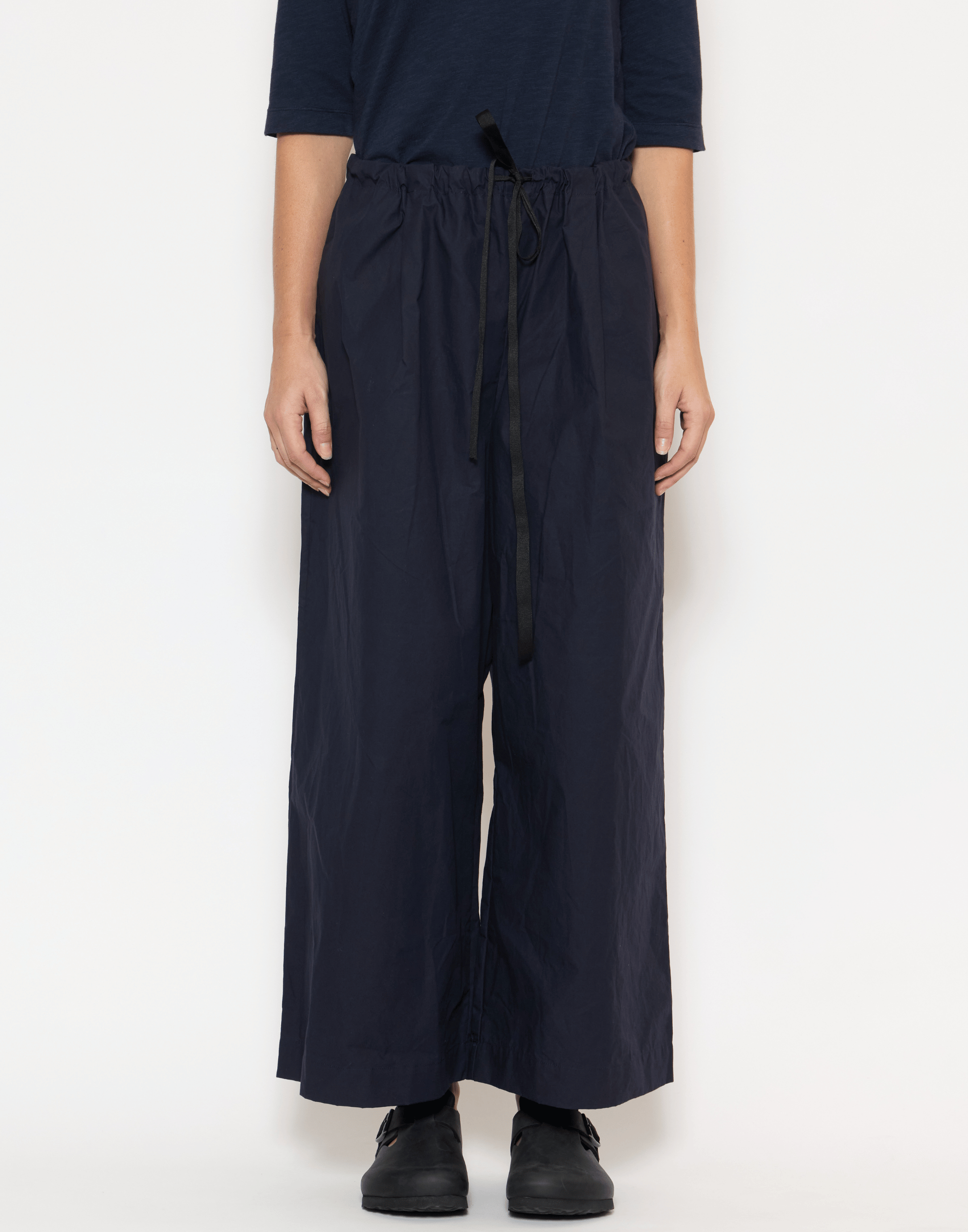 Dark Indigo Waxed Cotton Pants