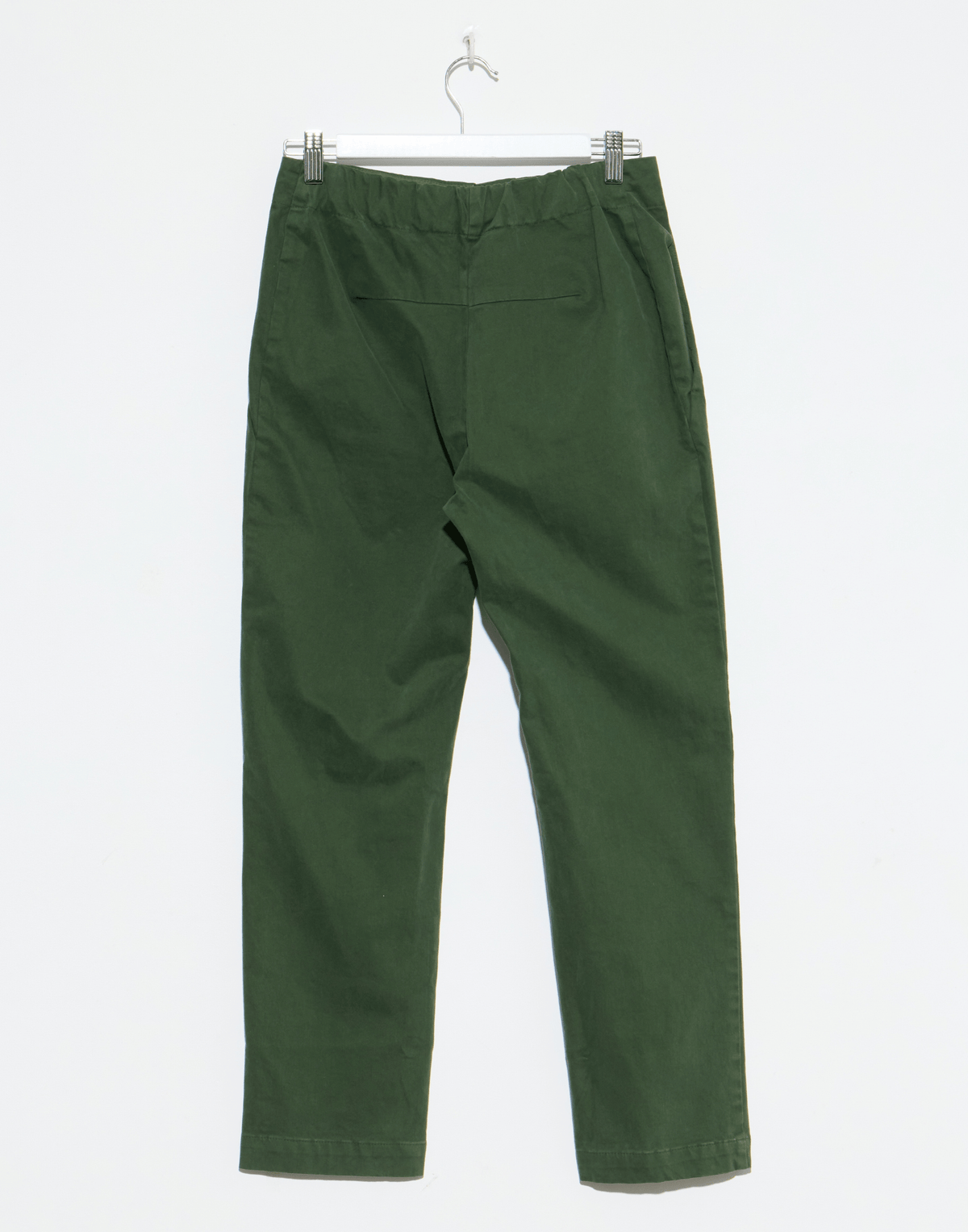 Dark Green Cotton Peggy Pants