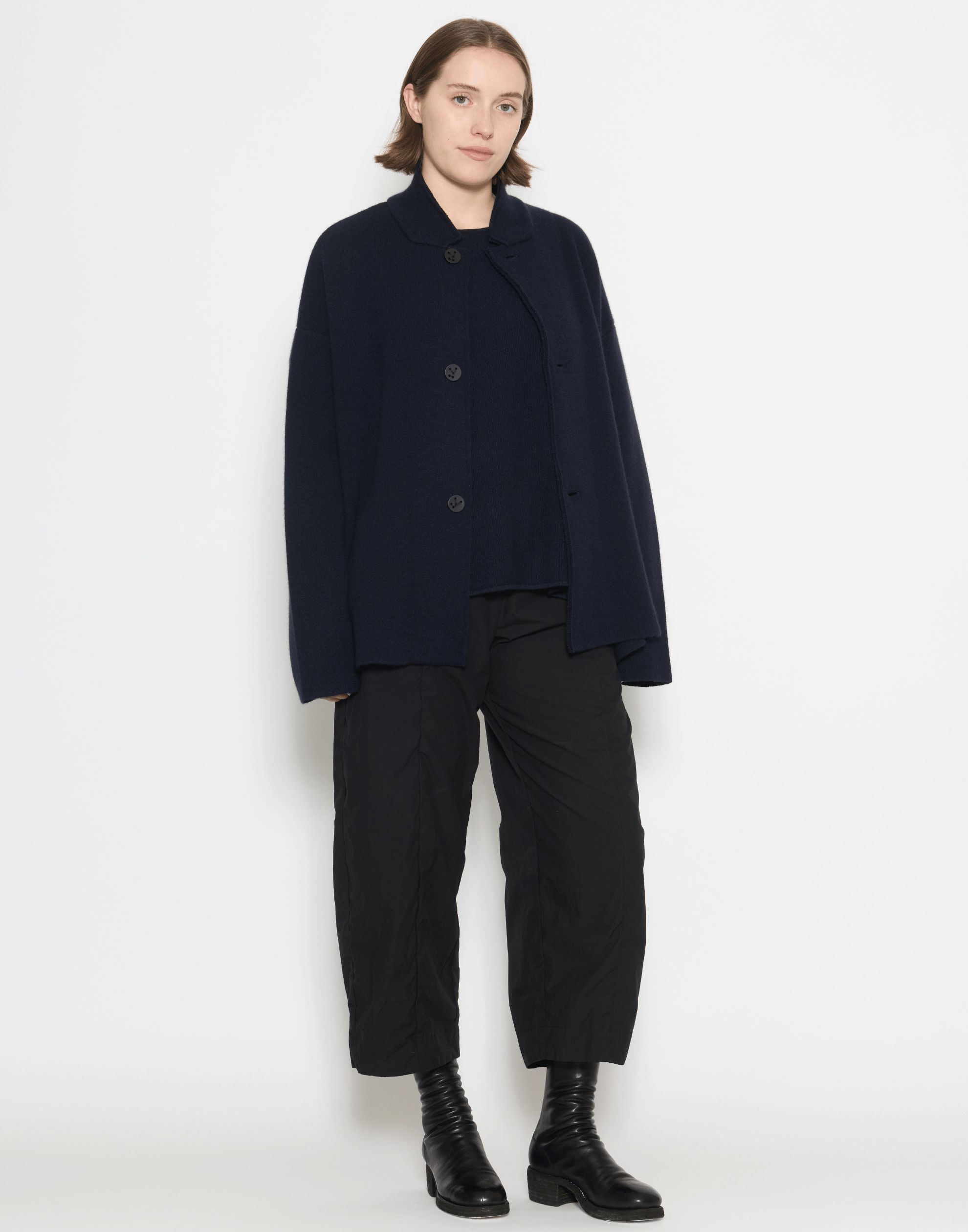 Ocean Blue Cashmere Wind Jacket