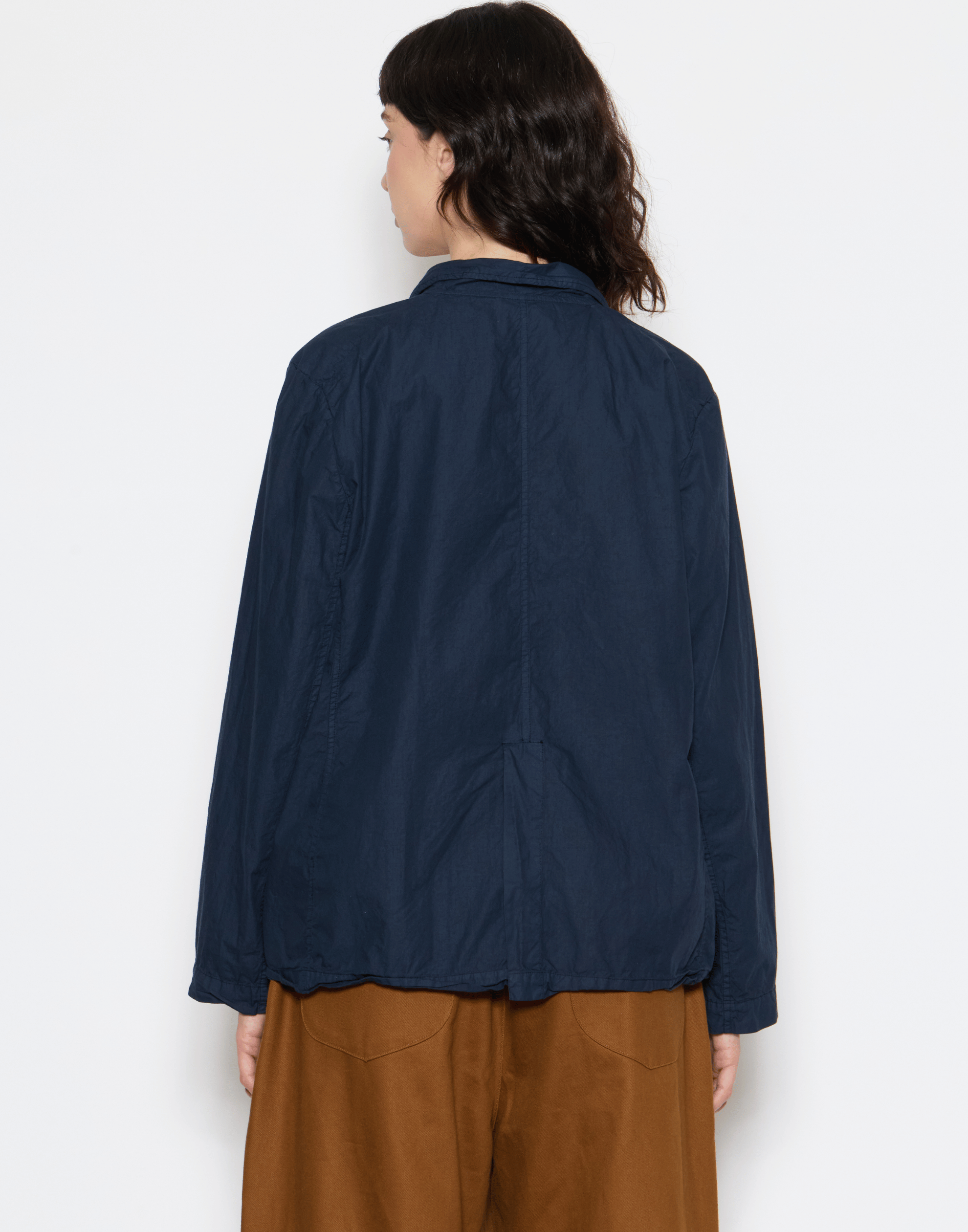 Navy Cotton Dominique Blazer