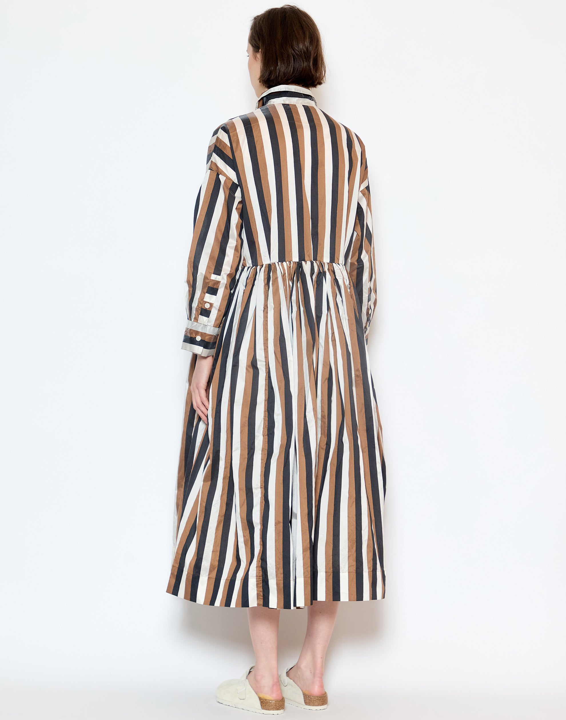 As Is Stripe Taffeta Stephanie Dress