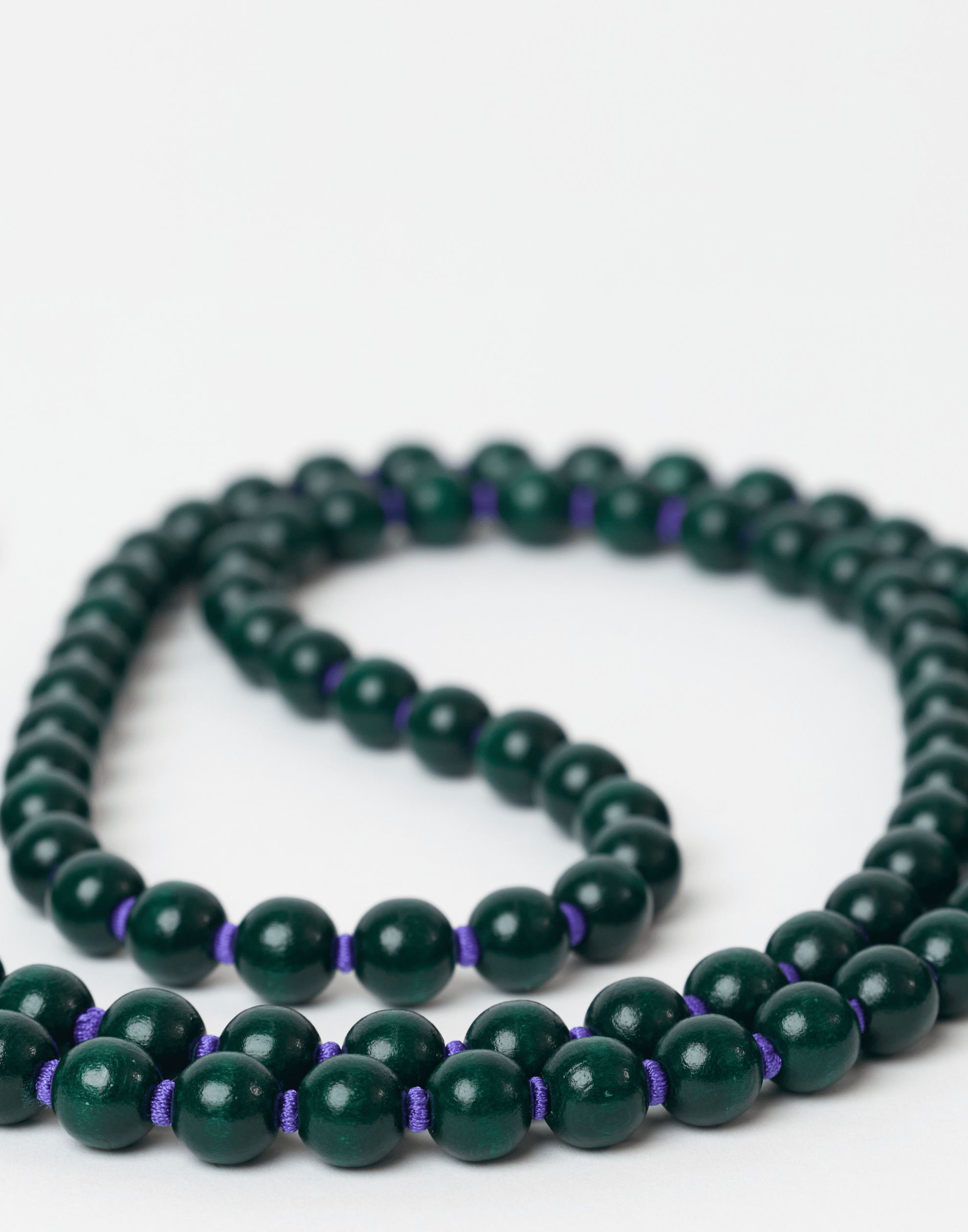 Dark Green & Purple Phone Necklace