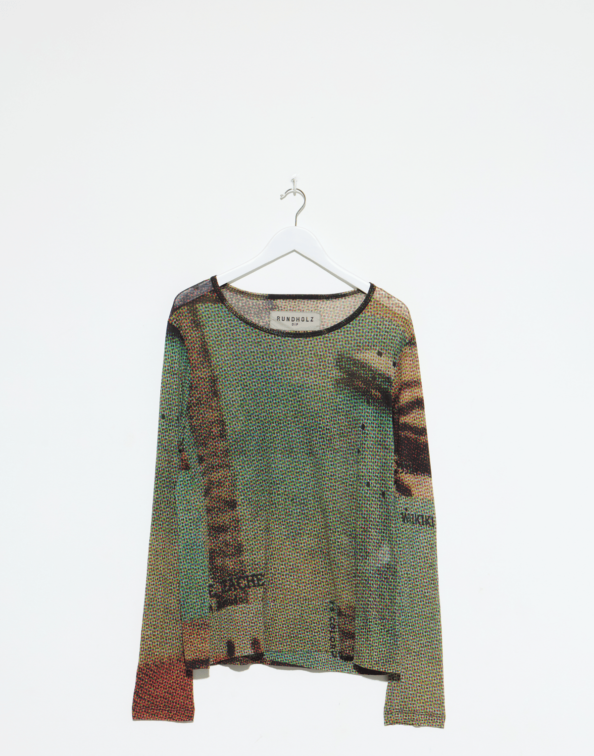Bermuda Print Lyocell & Silk T-Shirt