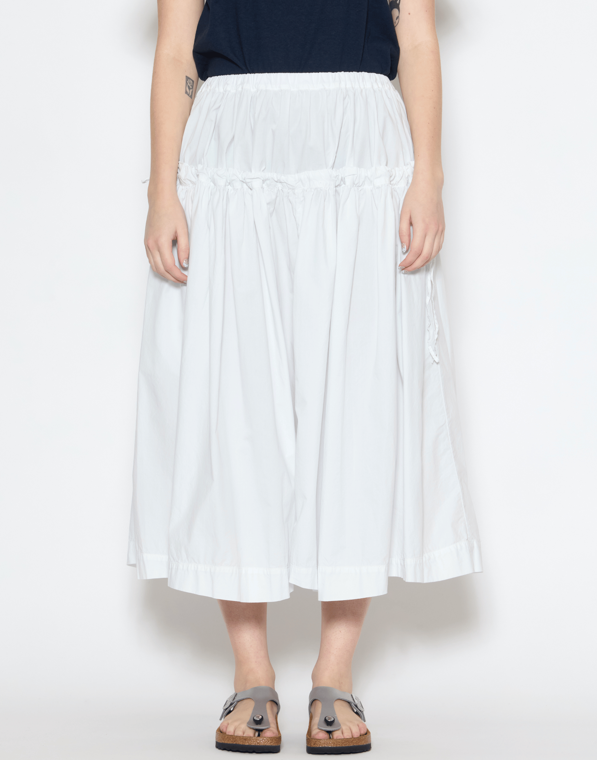Ash Cotton Frou Frou Skirt