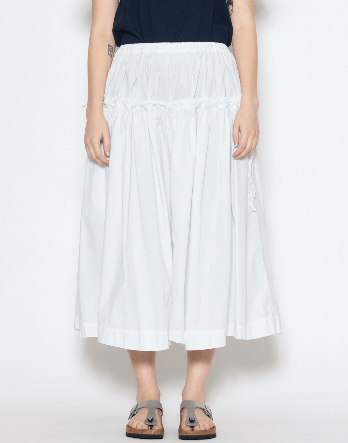 Ash Cotton Frou Frou Skirt