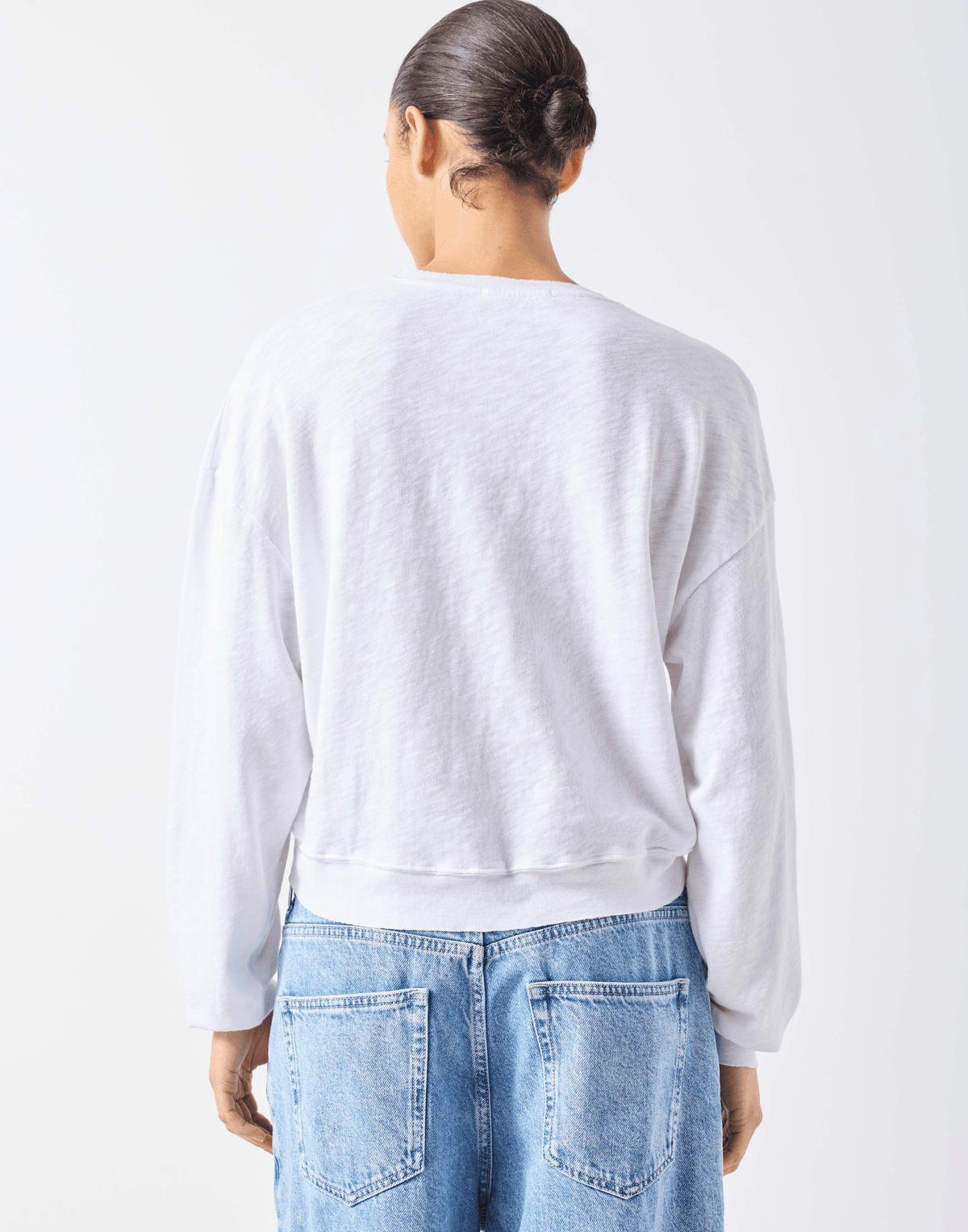 White Cotton Sonoma Sweatshirt