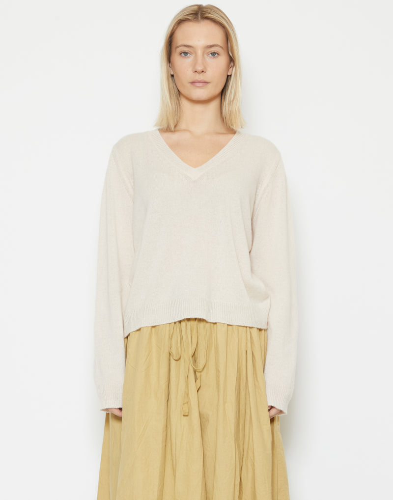 Oatmeal Cashmere Dulce Pullover