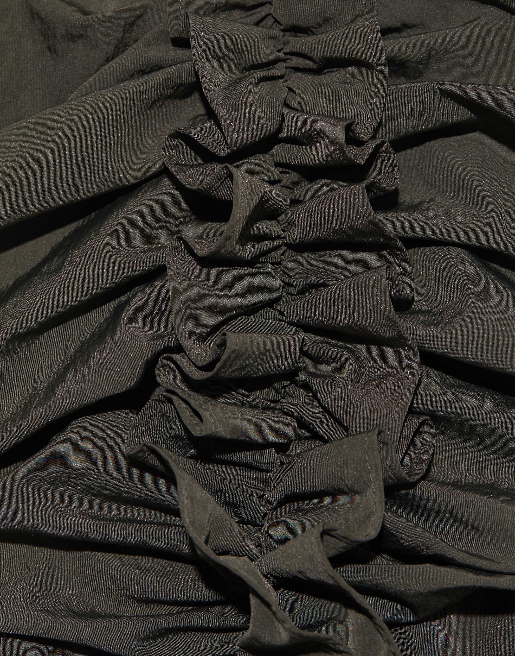 Grey Olive Recycled Taffeta Olivia Dress