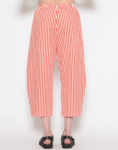 Poppy Stripe Cotton & Linen Trousers