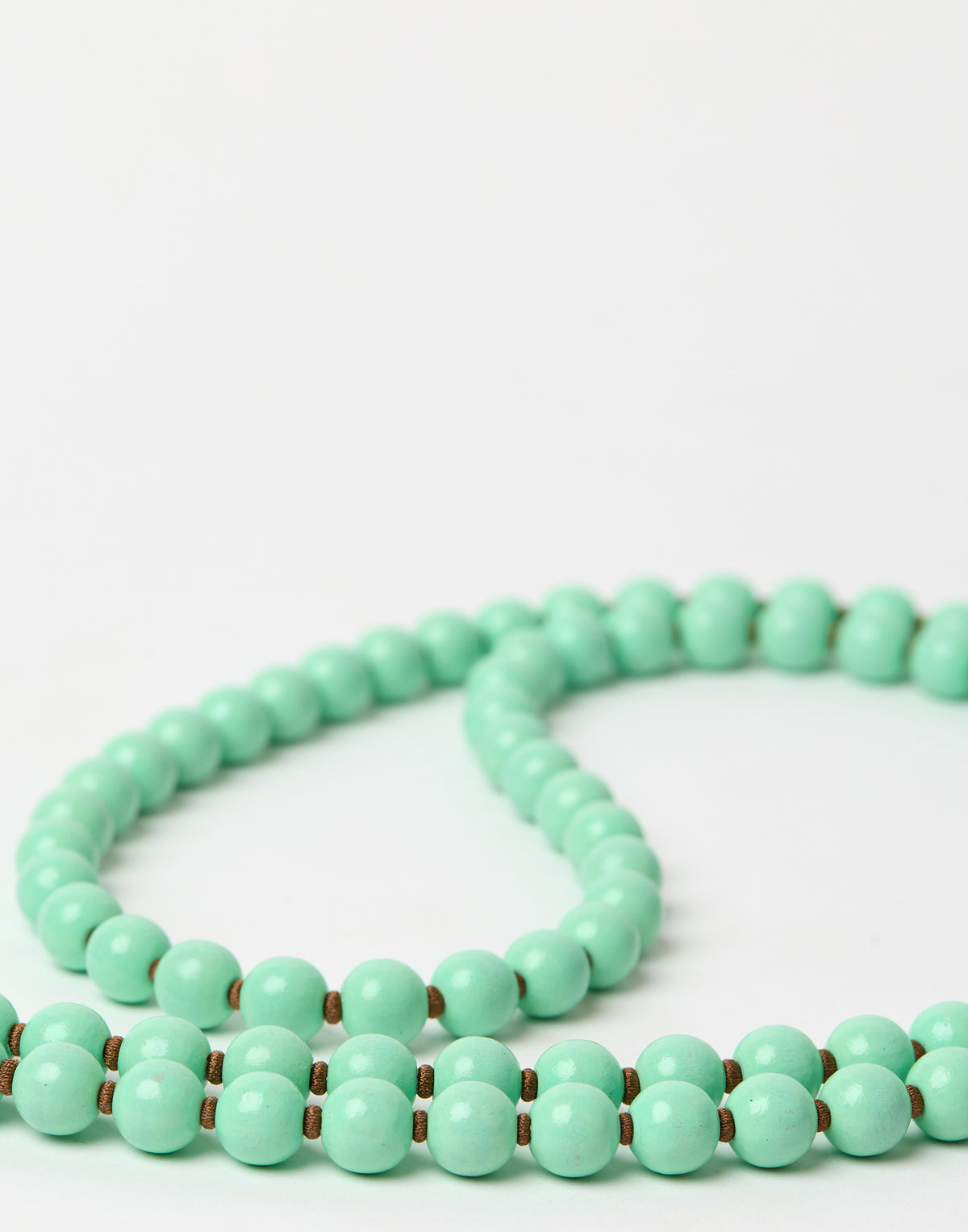 Pastel Green & Mocha Phone Necklace