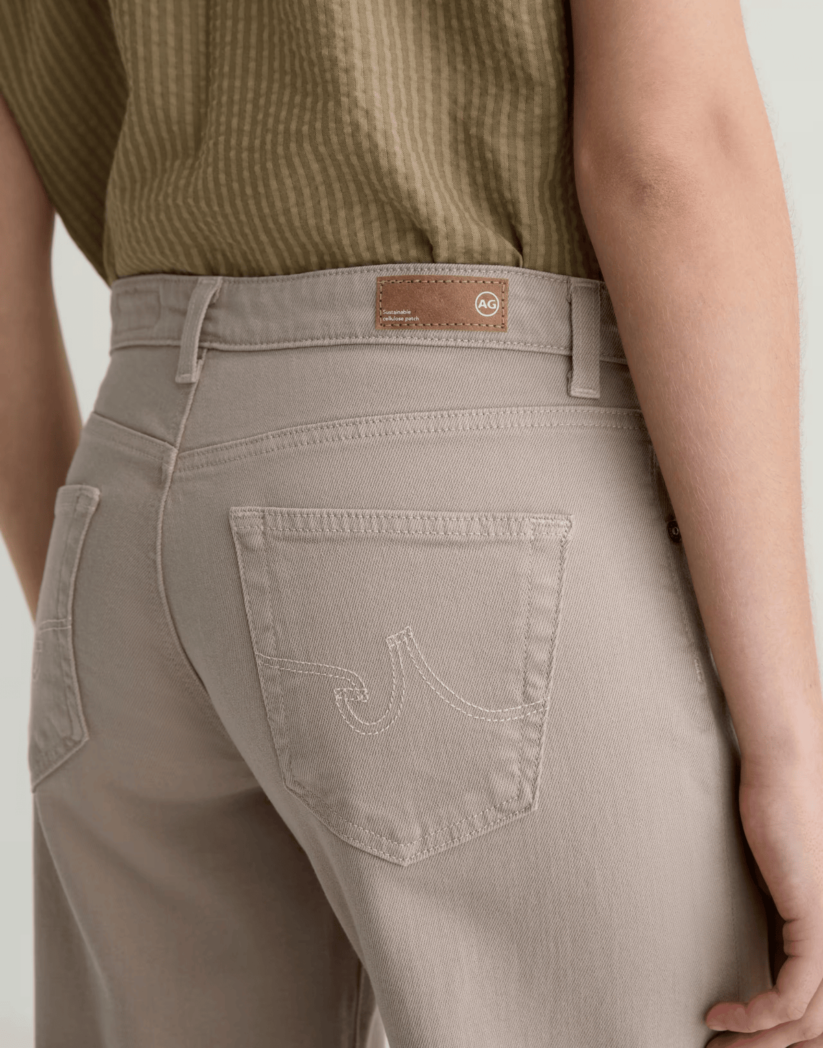 Taupe Low-Rise Adria Jeans