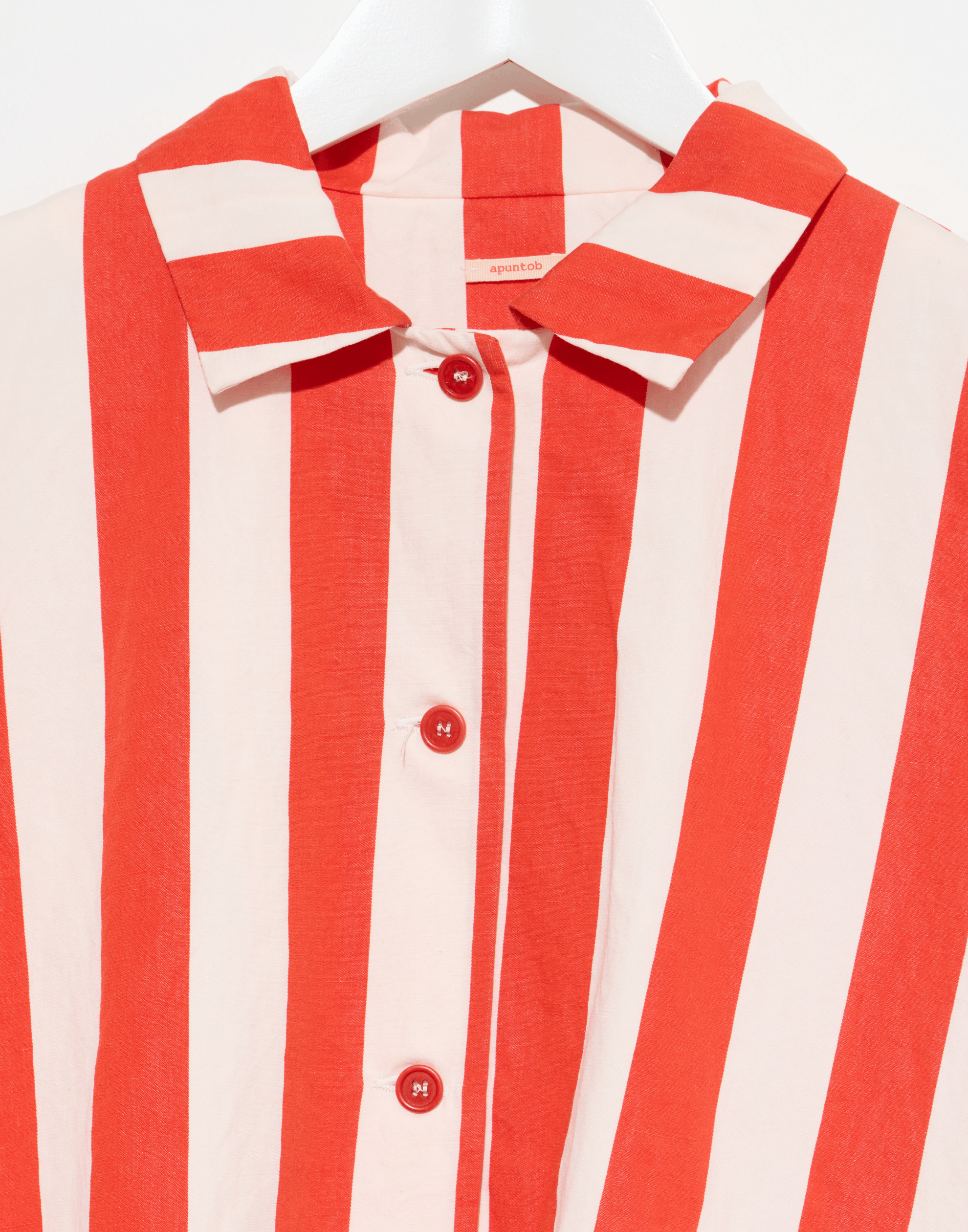 Poppy Stripe Cotton & Linen Jacket