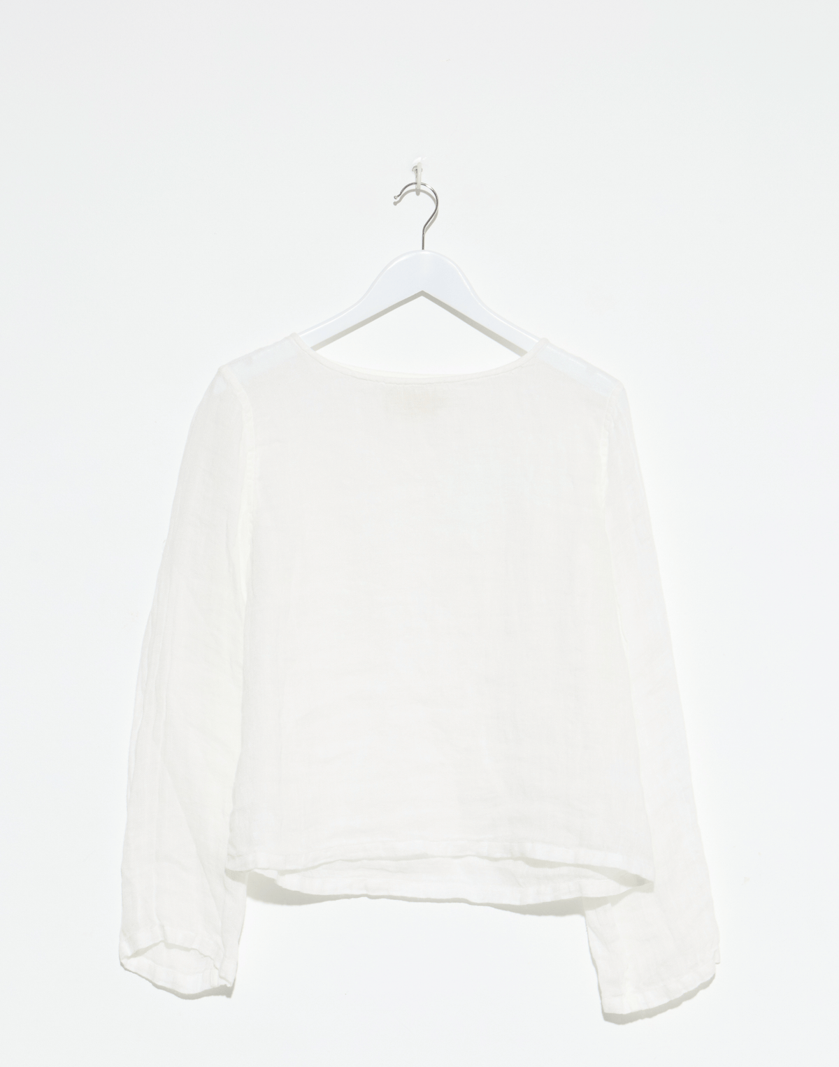 White Linen Gauze Lilly Top