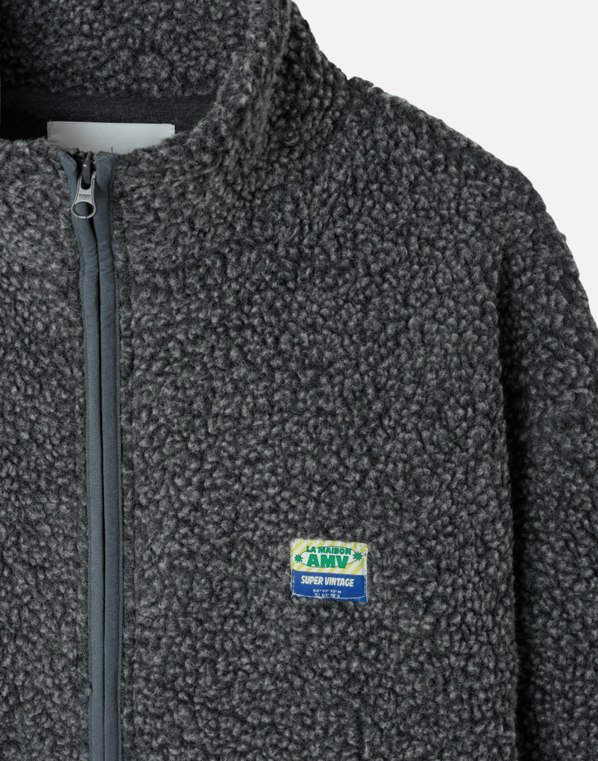 Charcoal Faux Shearling Hocktown Jacket